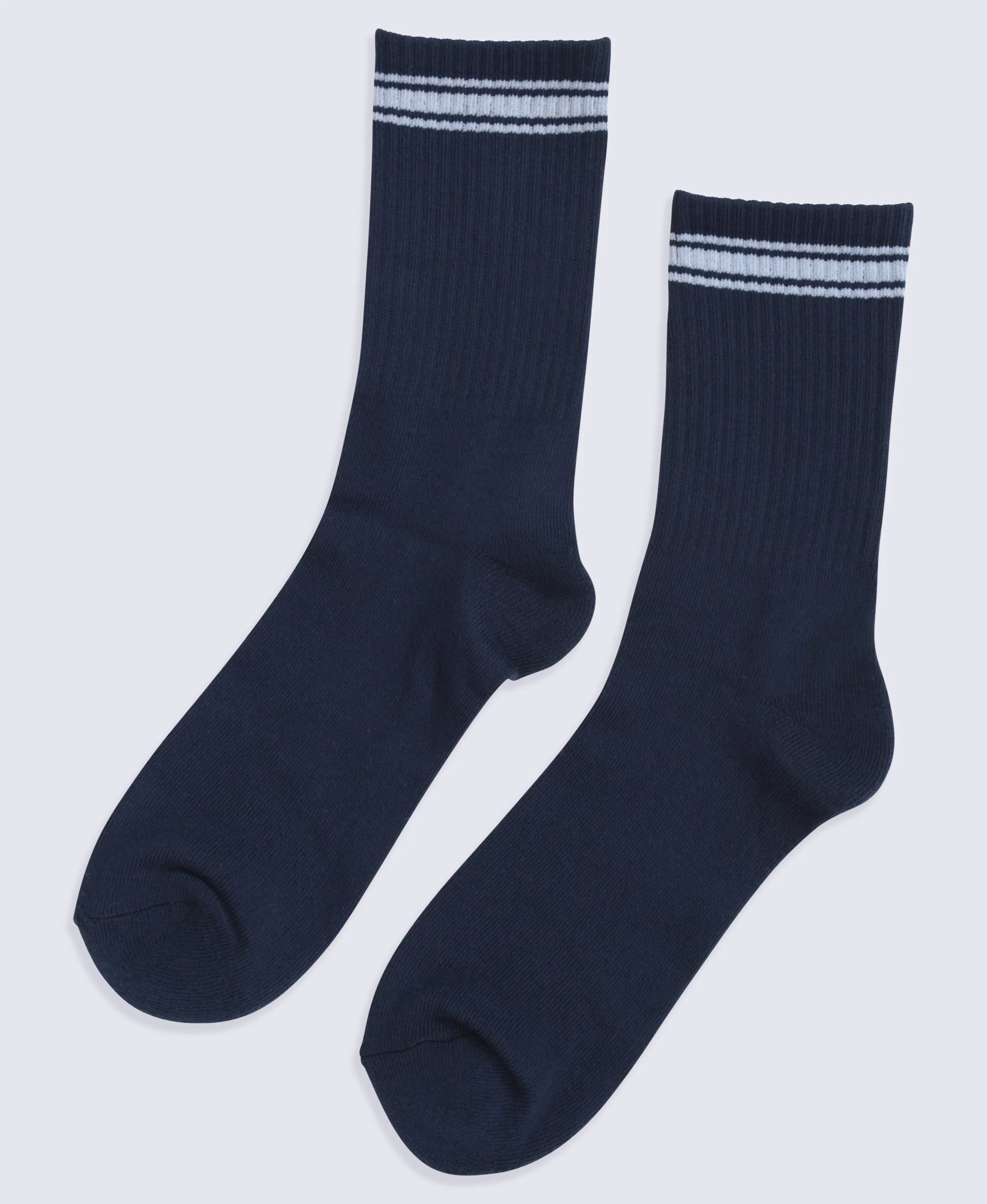 Active Mid Calf Socks - 2 Pack - Black - Image 3