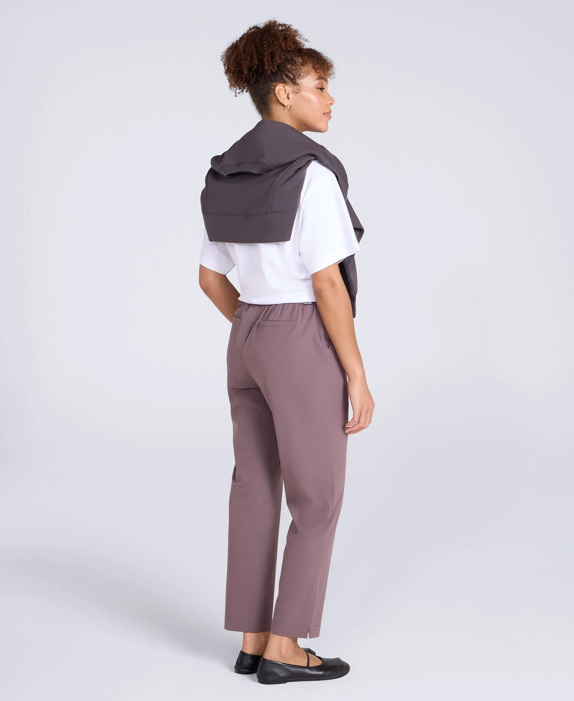 Agile Womens Travel Trousers - Taupe - Image 4