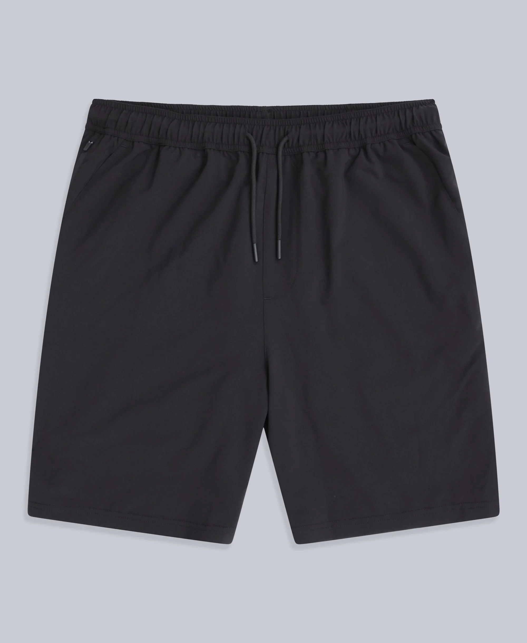 Albie Mens Stretch Active Shorts - Black - Image 5