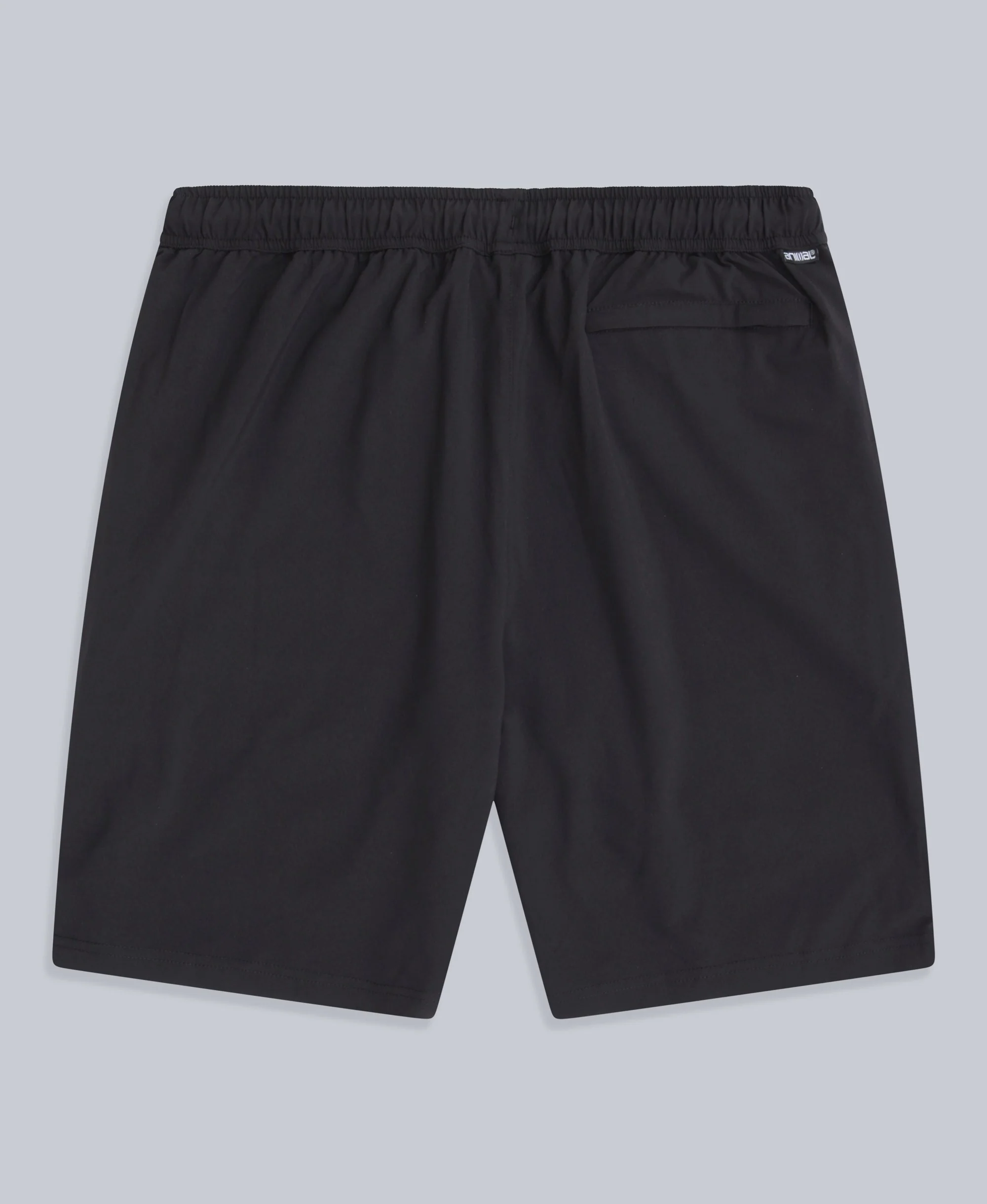 Albie Mens Stretch Active Shorts - Black - Image 6