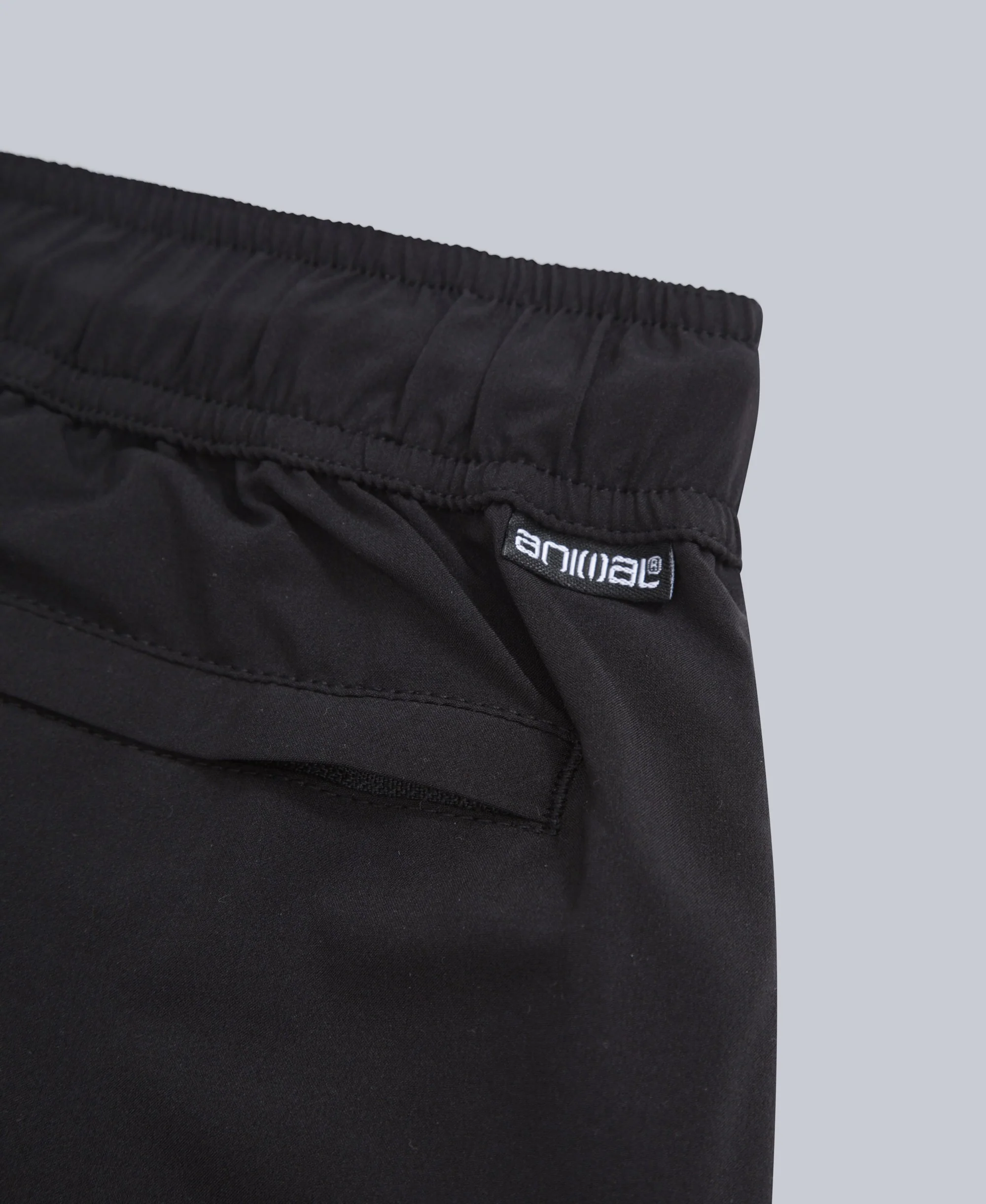 Albie Mens Stretch Active Shorts - Black - Image 8