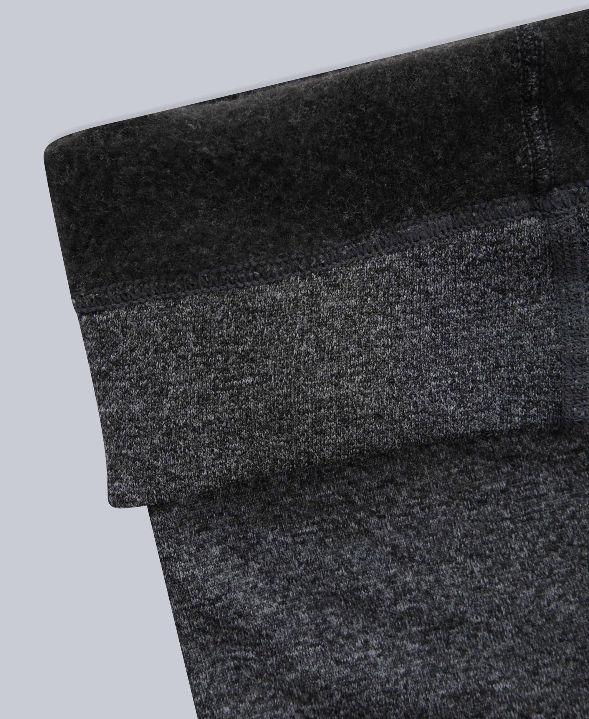 Fleece Lined Womens Leggings - Charcoal - Image 4