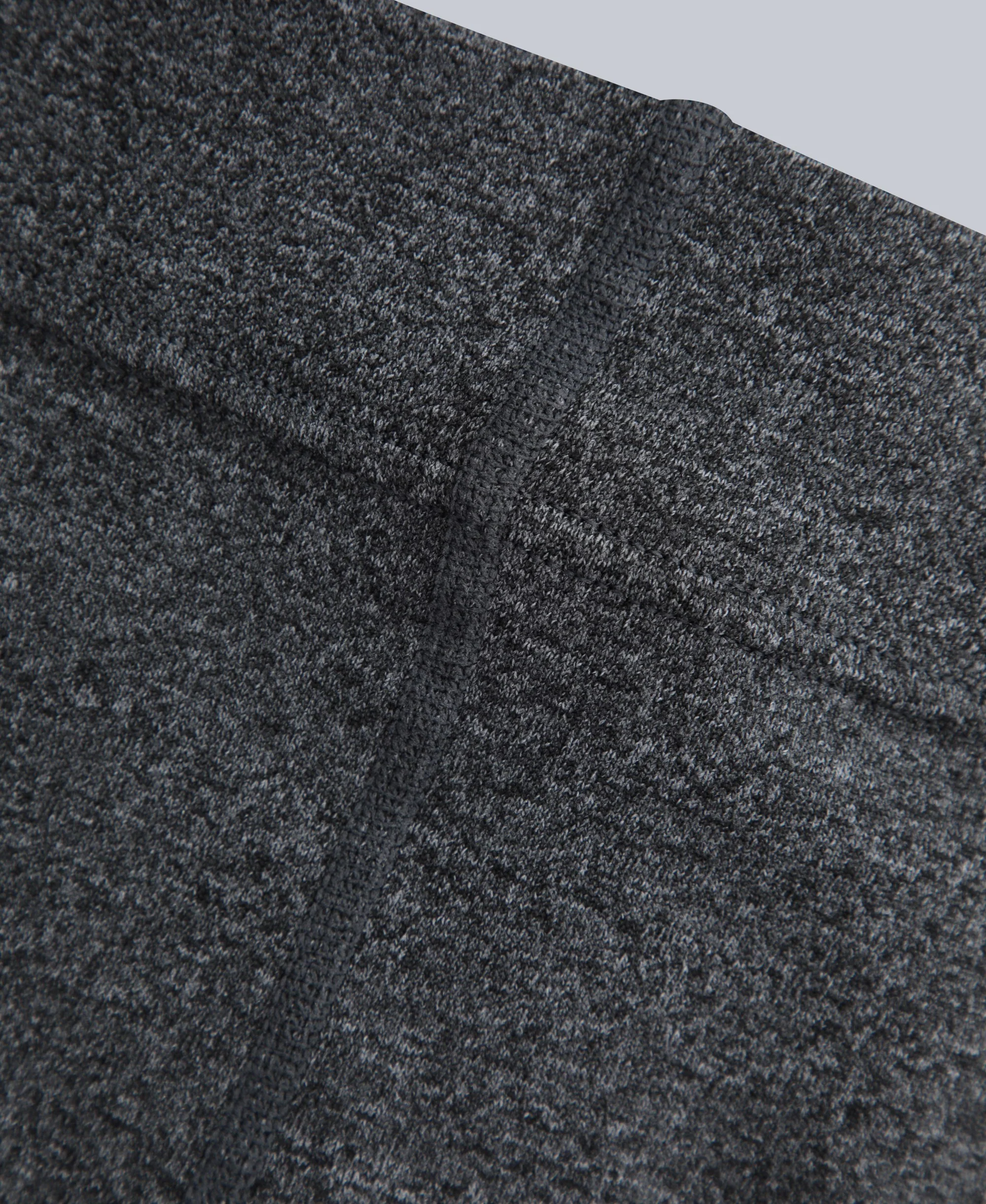 Fleece Lined Ribbed Womens Leggings - Charcoal - Image 7