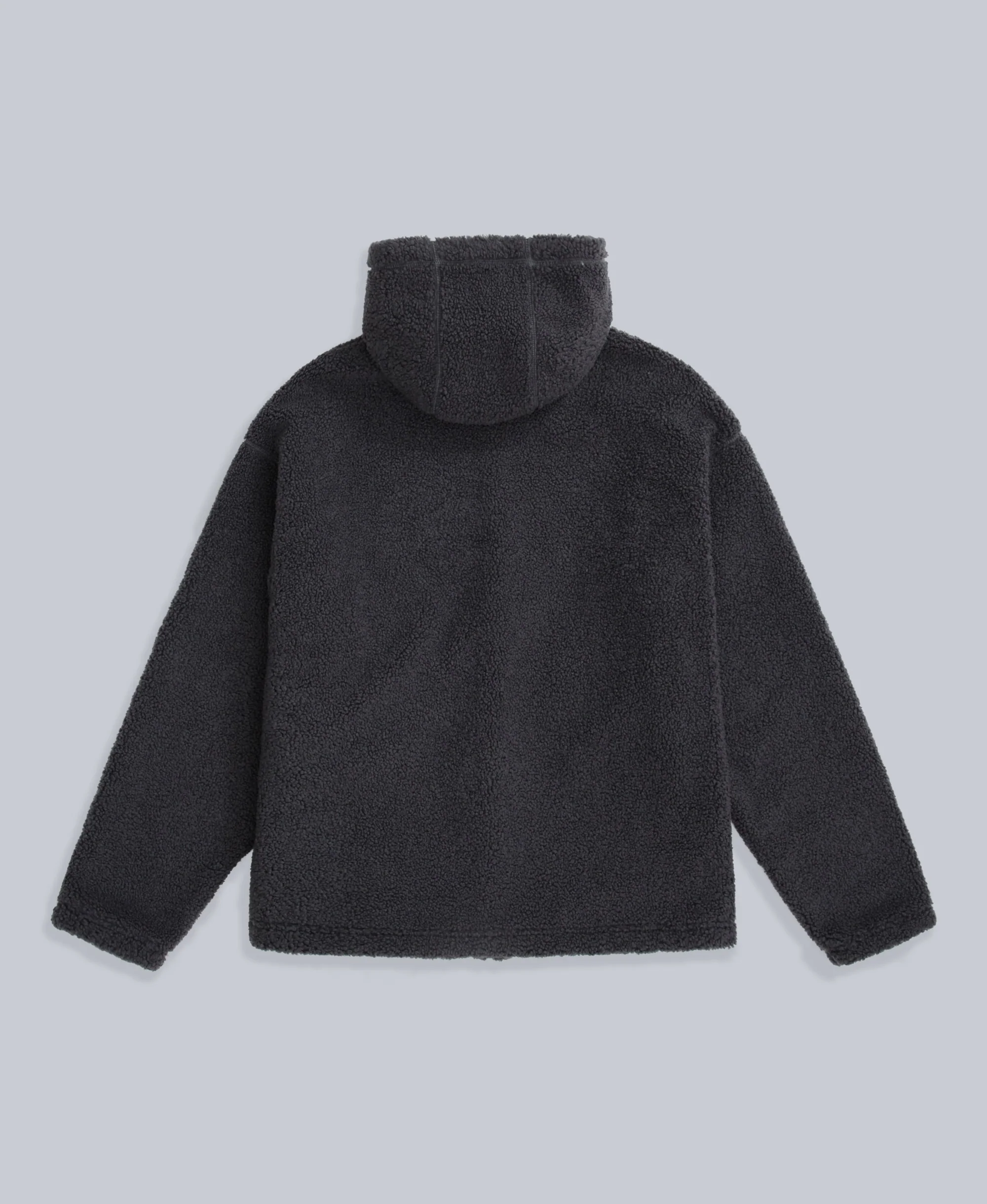 Waeys Mens Borg Fleece - Charcoal - Image 7
