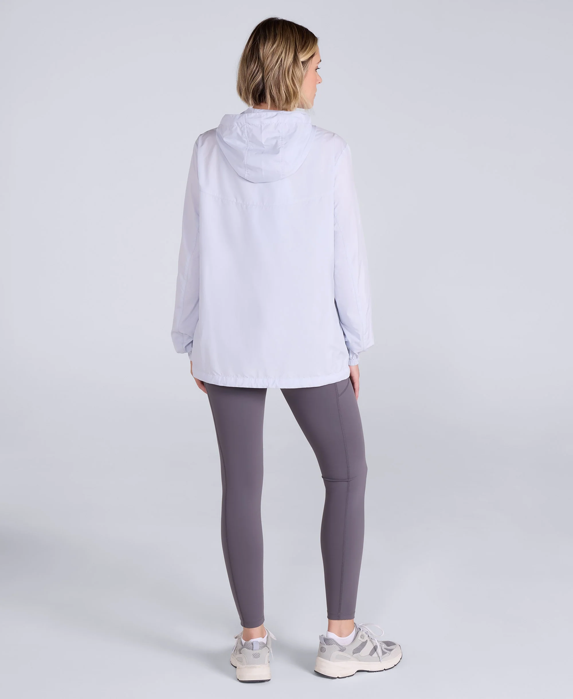 Animal Sunrise Womens Light Packable Travel Jacket - Lilac - Image 4