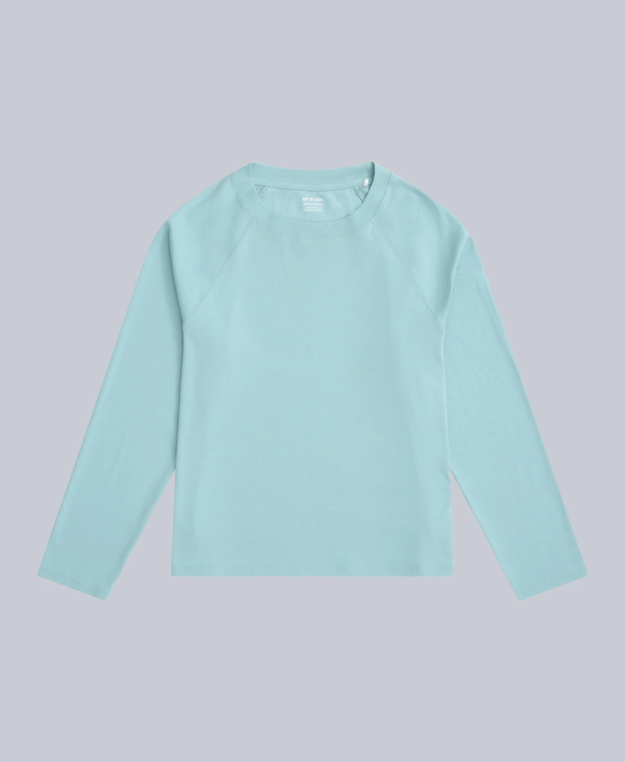 Ashleigh Womens Long Sleeve Top - Light Blue - Image 4