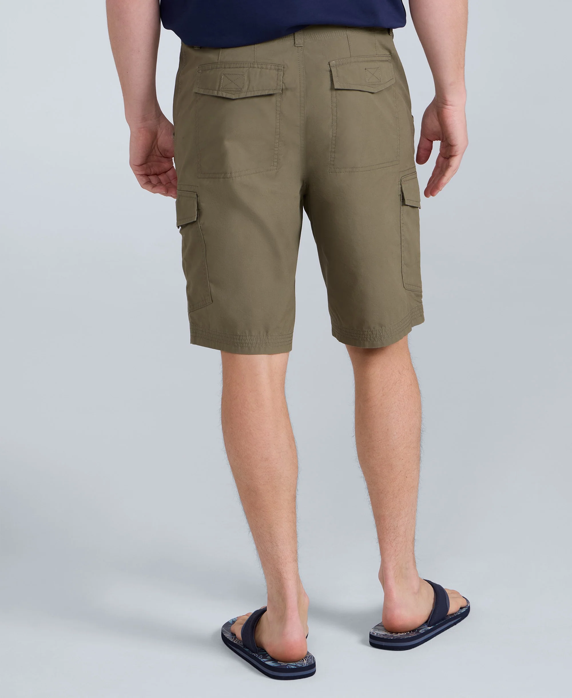 Atlantis Mens Cargo Shorts - Khaki - Image 4