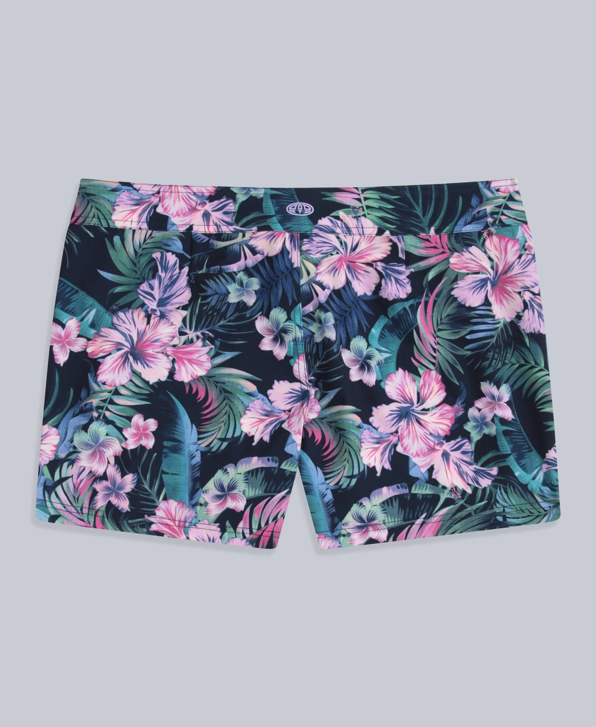Aurora Womens Printed Mini Boardshort - Dark Blue - Image 6