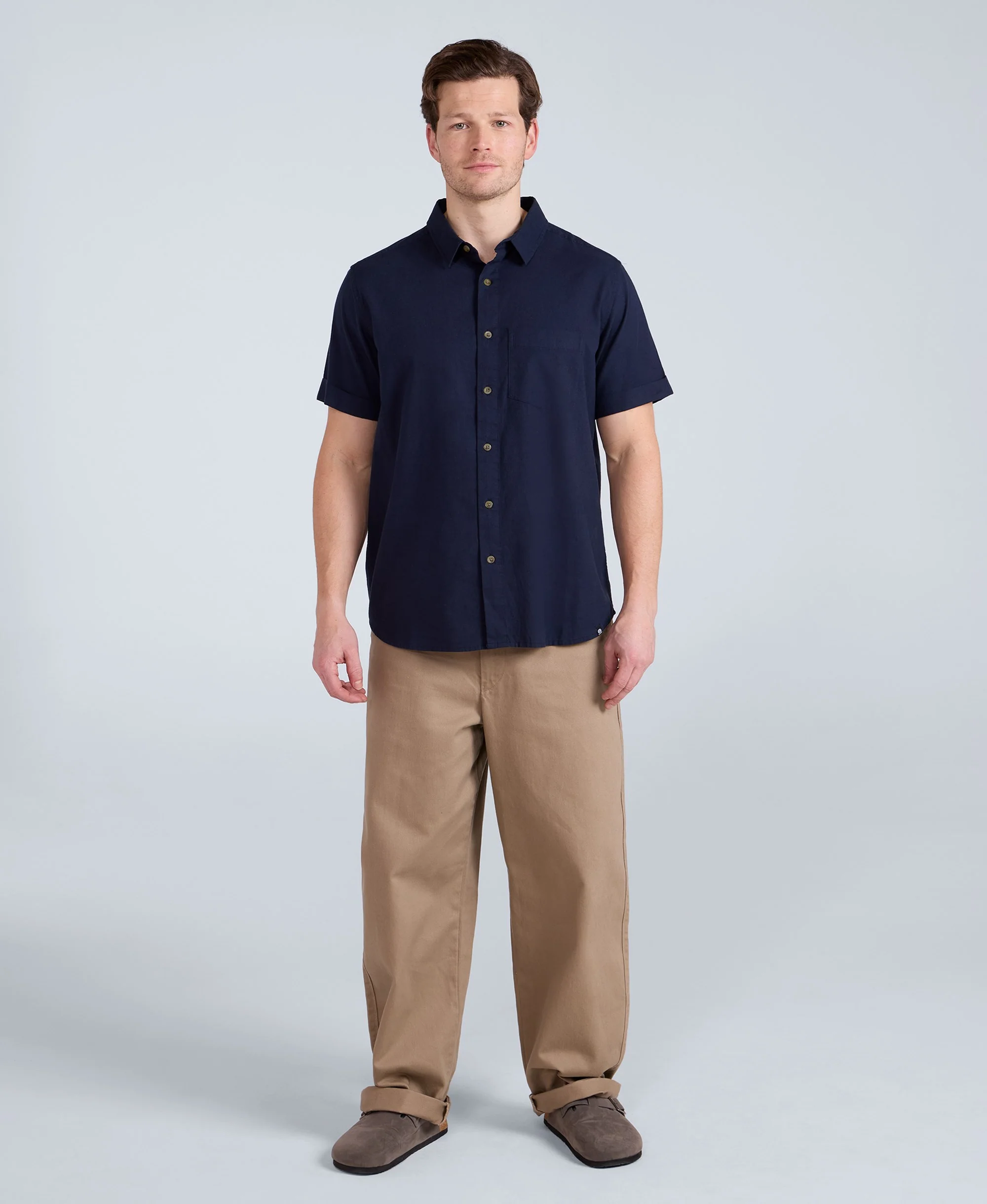 Bayside Mens Shirt - Navy - Image 2