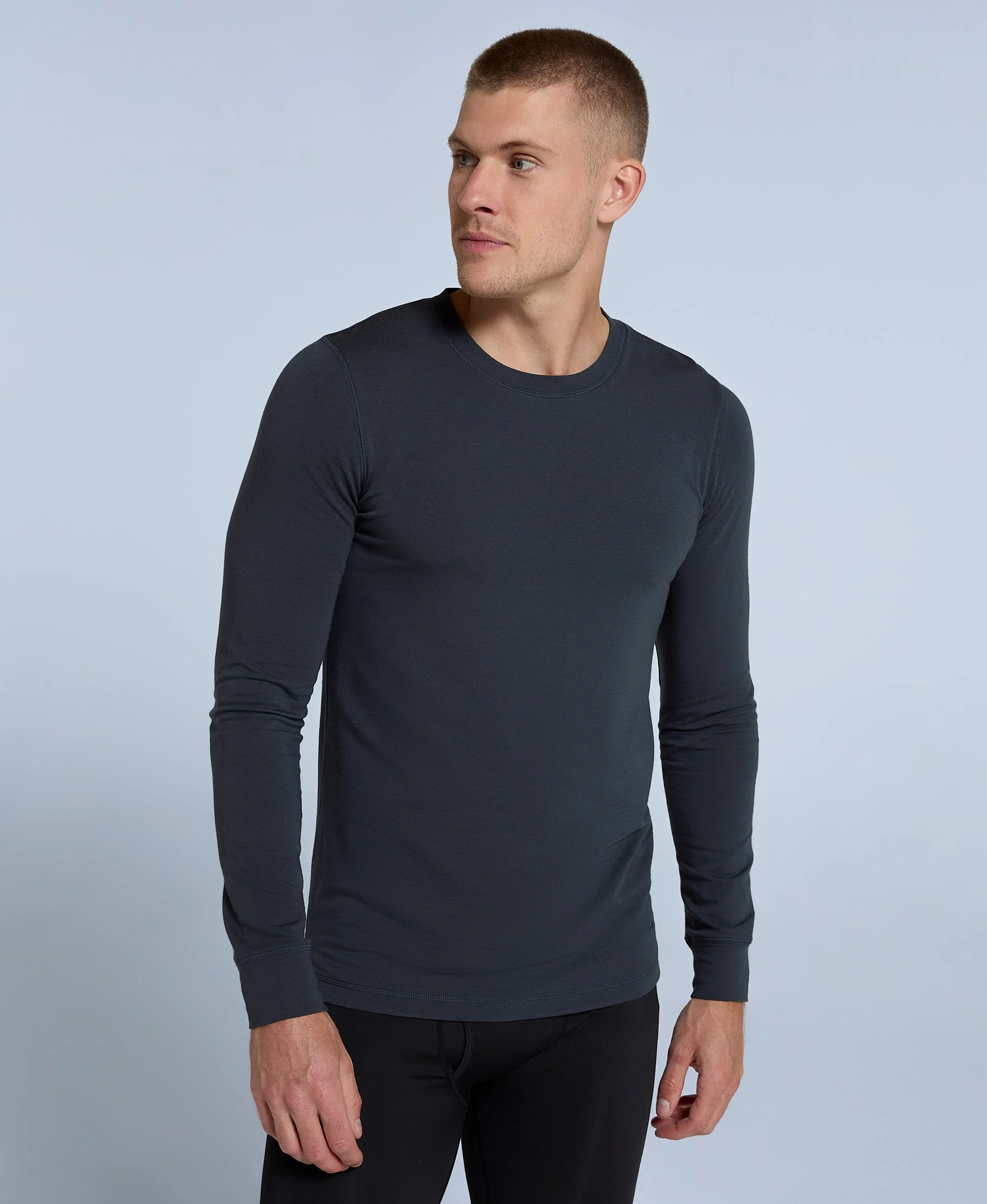 Blaze Mens Base Layer Top - Navy - Image 3