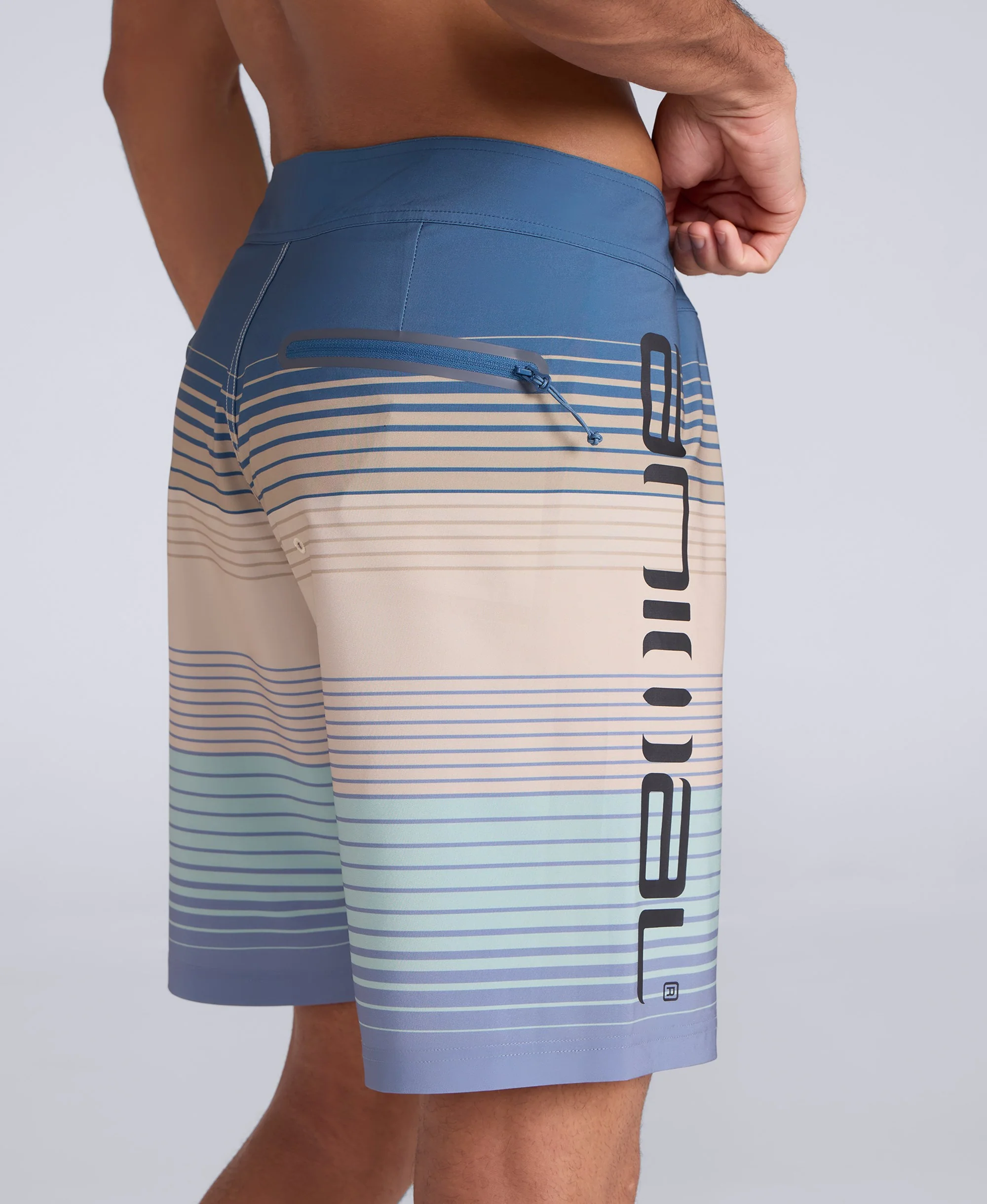 Brett Mens Boardshorts - Purple - Image 3