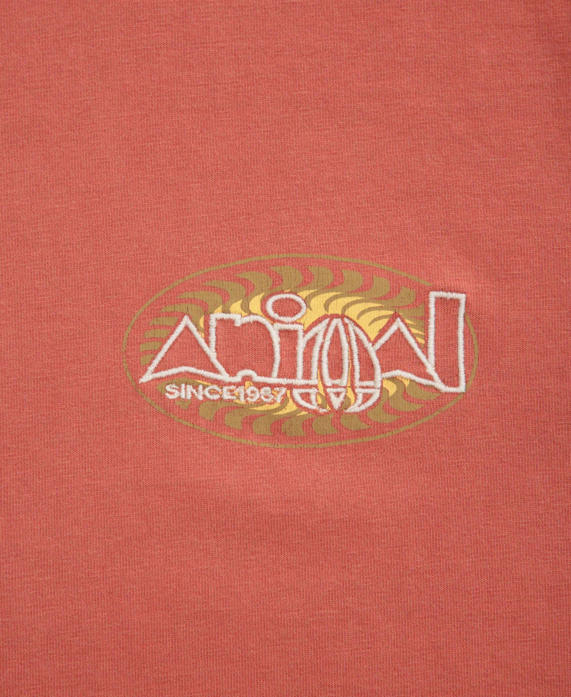 Chase Mens Graphic Relaxed T-Shirt - Burnt Orange - Image 9
