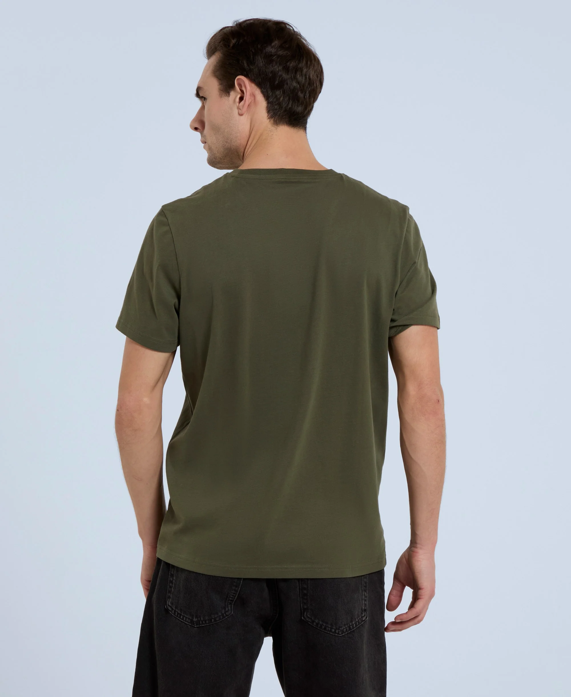 Classico Mens T-Shirt - Khaki - Image 4