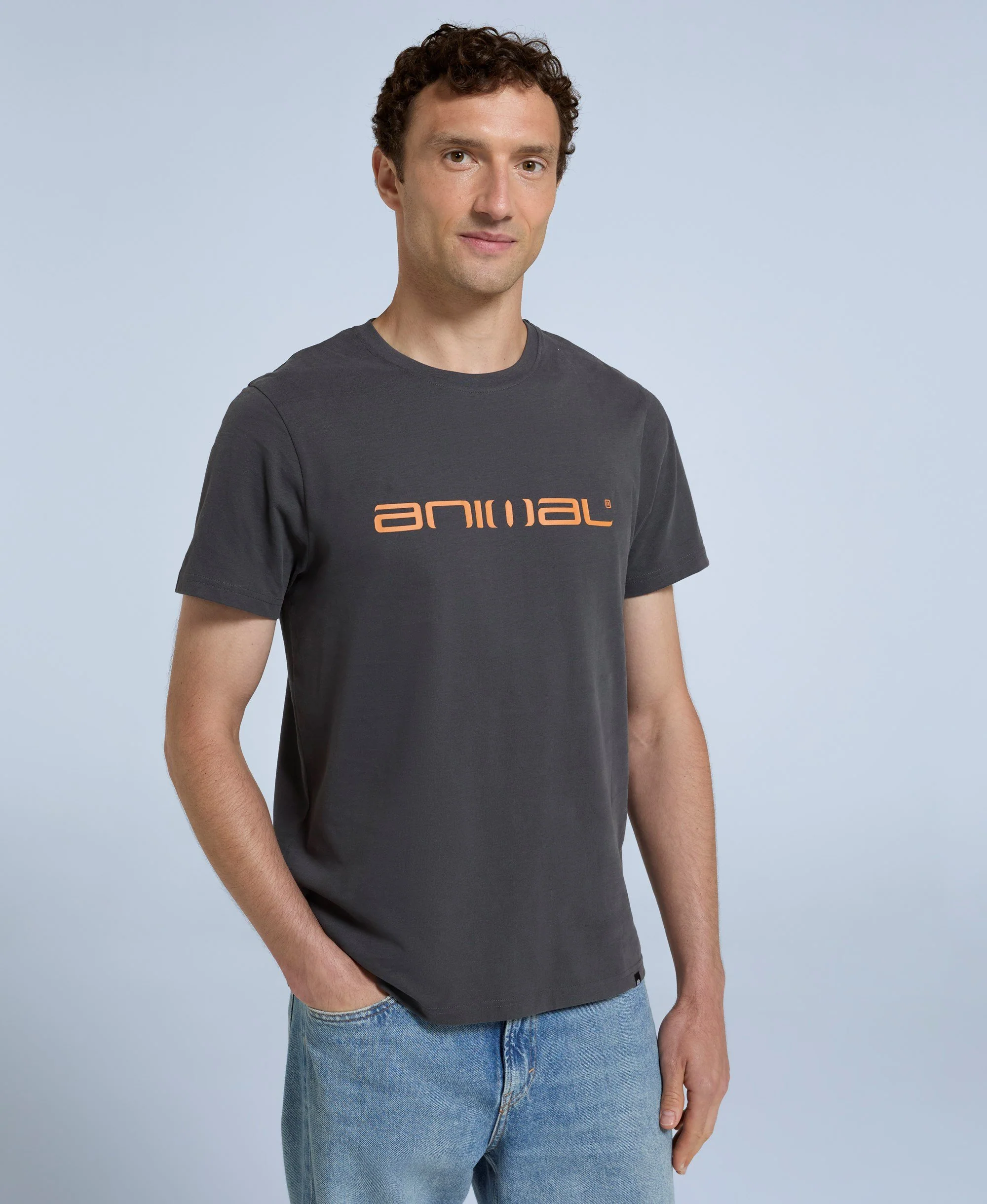 Classico Mens T-Shirt - Charcoal - Image 4