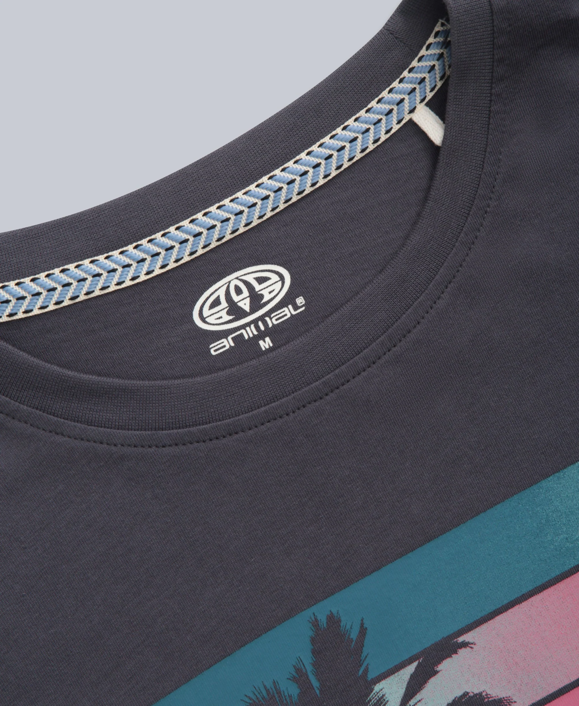 Classico Wave Mens T-Shirt - Charcoal - Image 8