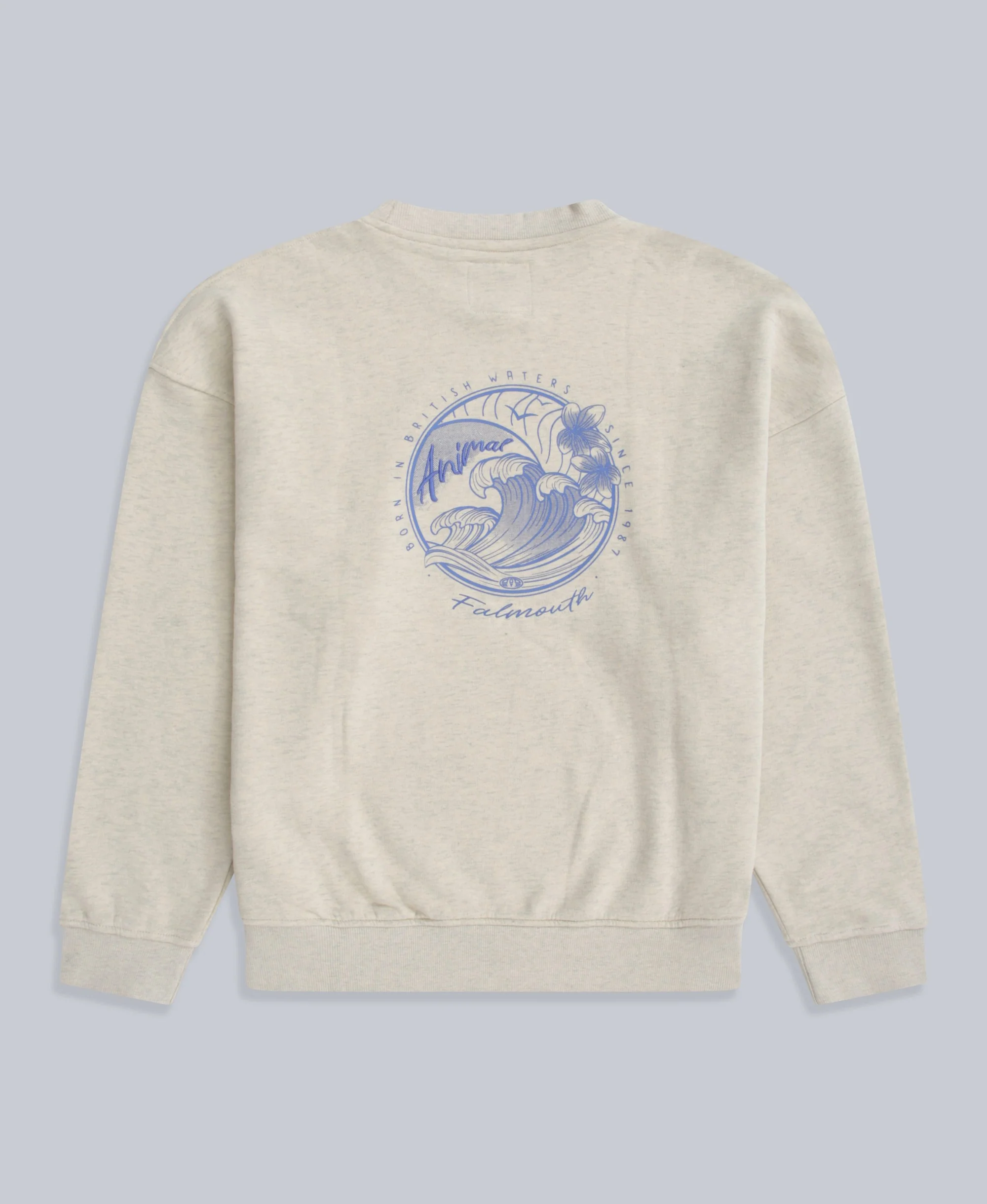 Dakota Womens Falmouth Sweatshirt - Light Beige - Image 2