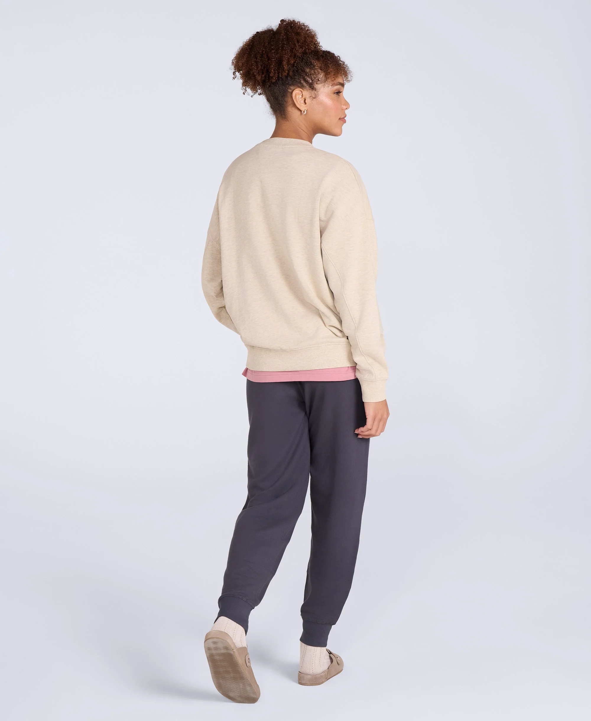 Dakota Womens Graphic Sweatshirt - Cream - Image 5