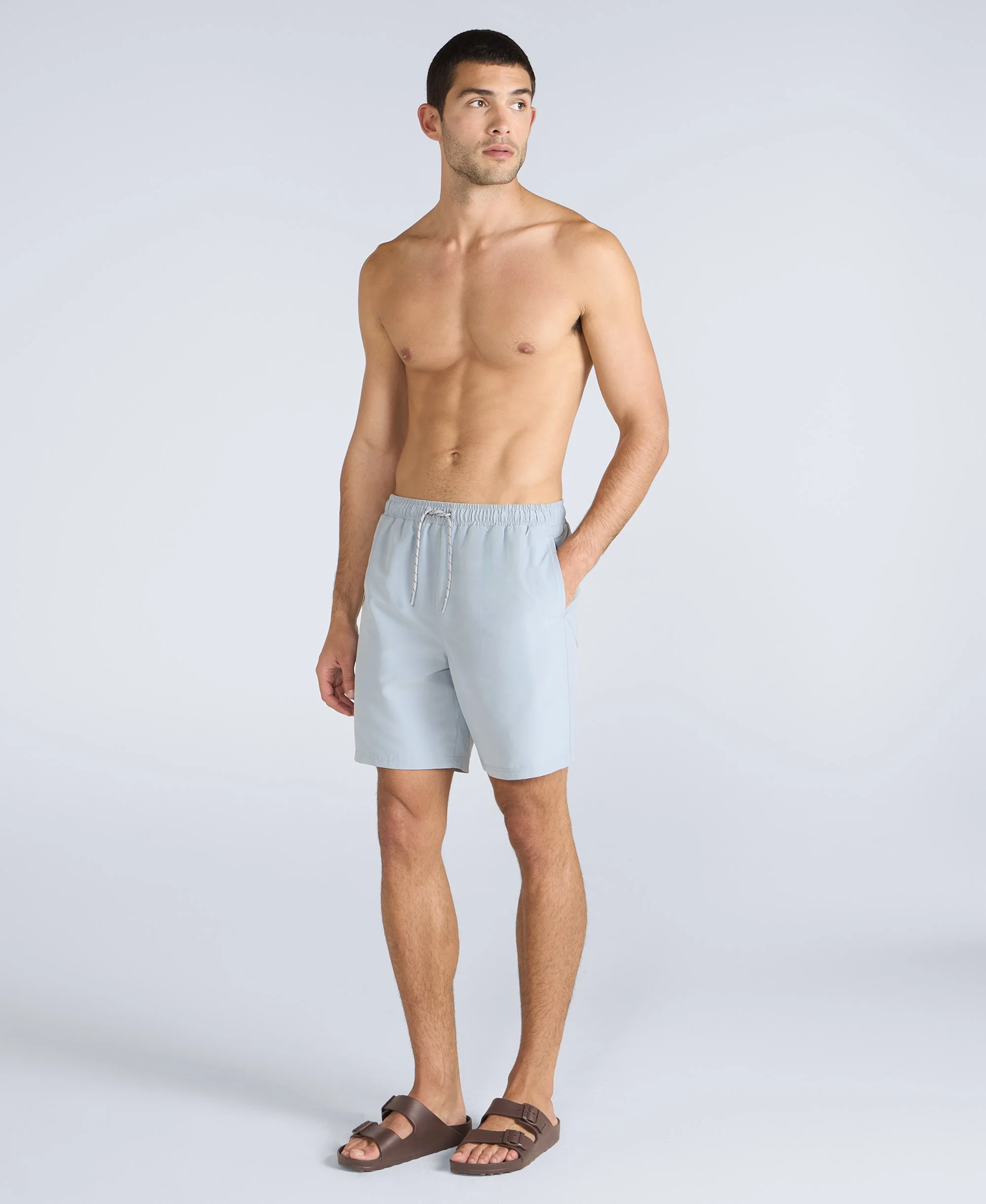 Deep Dive Mens Boardshorts - Pale Blue - Image 13