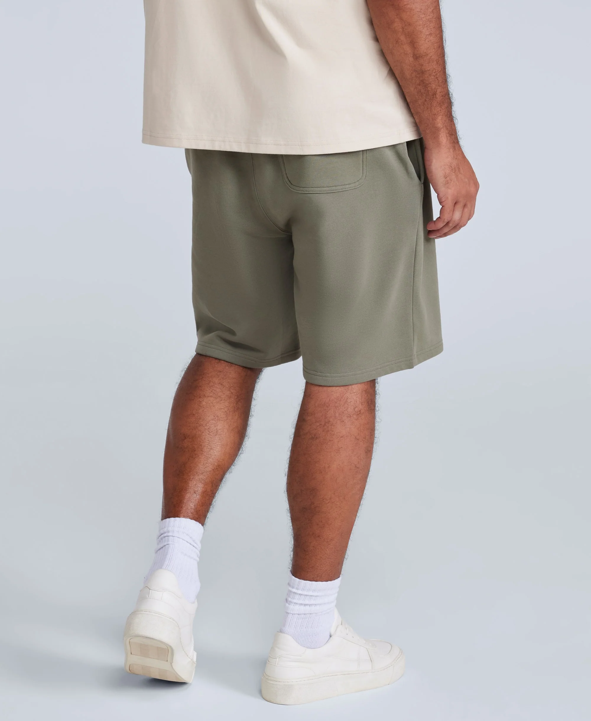 Driver Mens Jogger Shorts - Khaki - Image 2