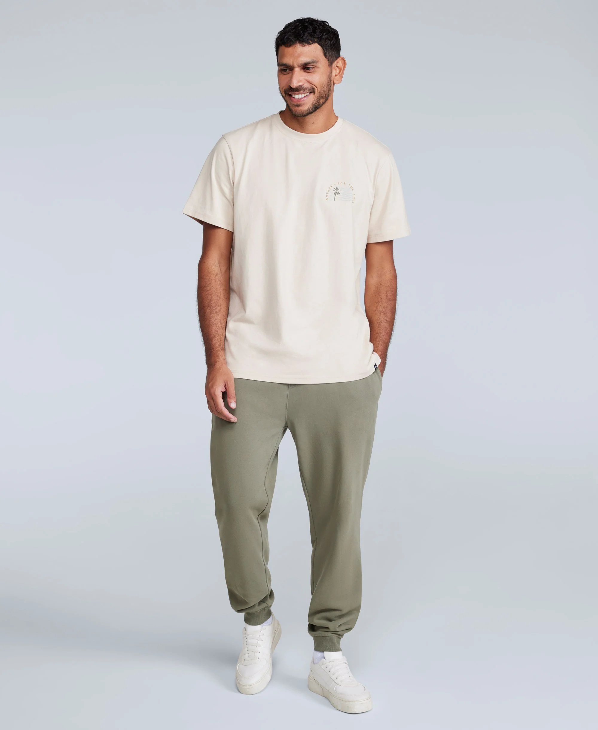Driver Mens Joggers - Khaki - Image 3