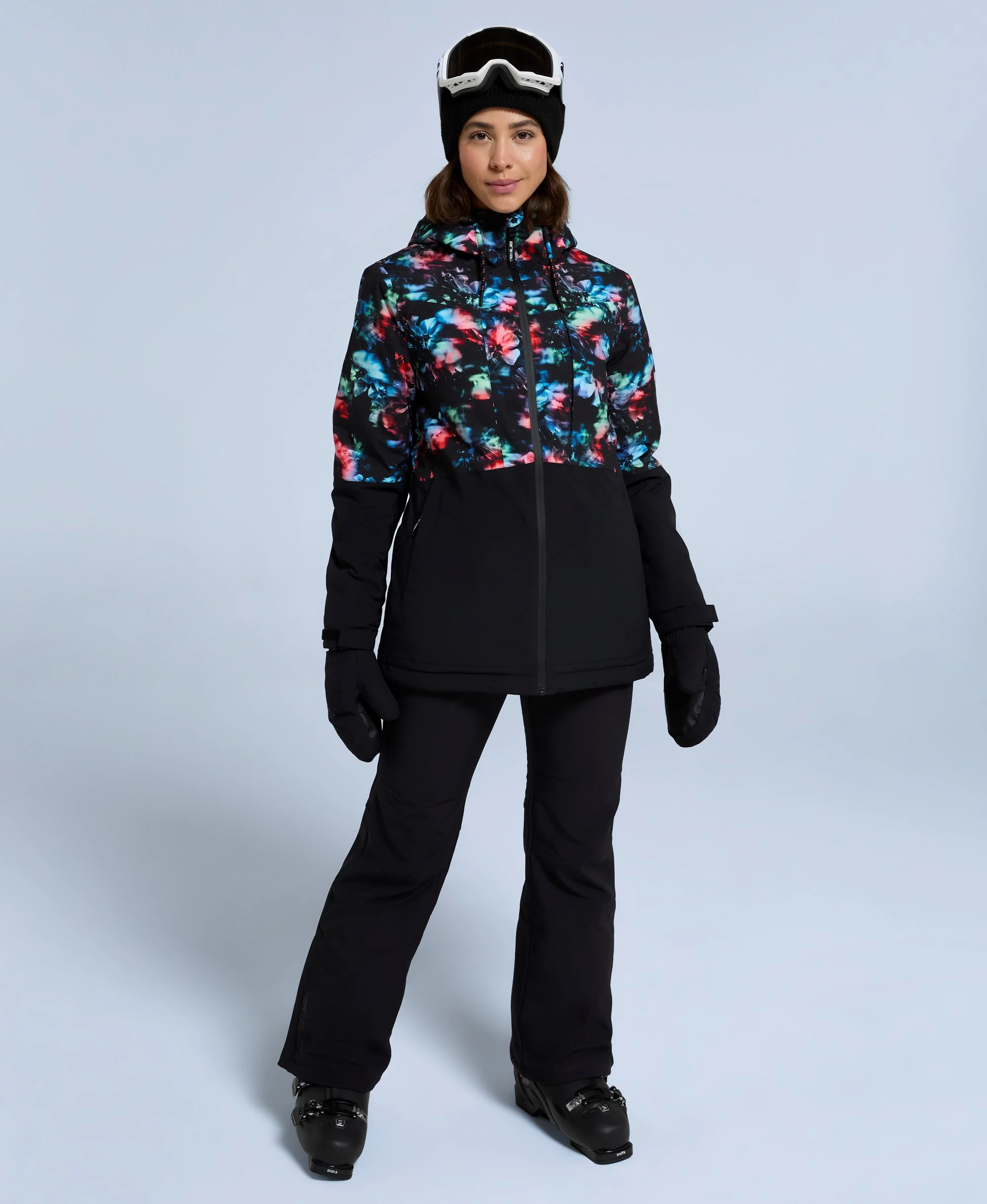 Edge Womens Ski Jacket - Coral - Image 3