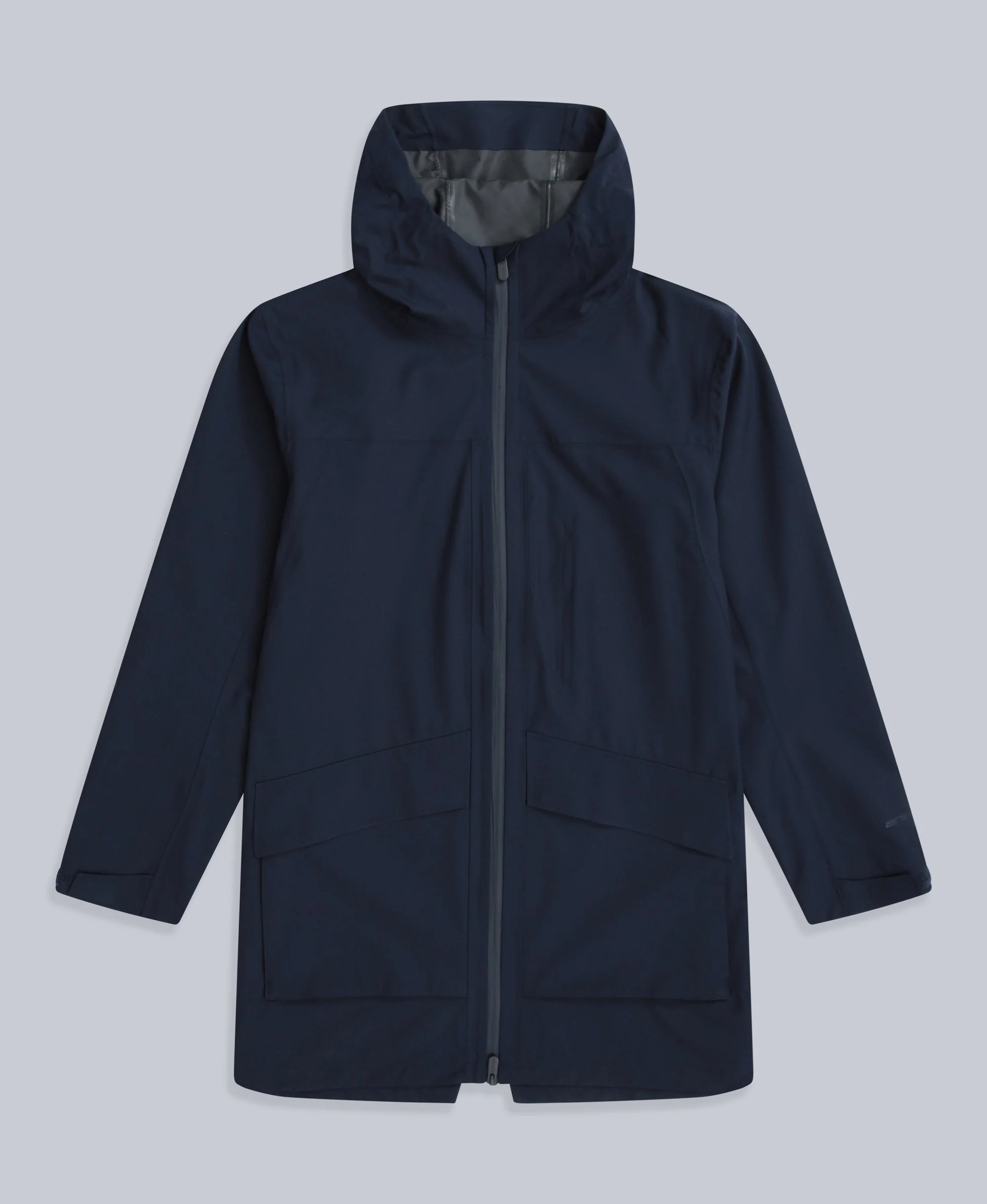 Elements Mens Longline 2.5 Layer Waterproof Jacket - Navy - Image 6