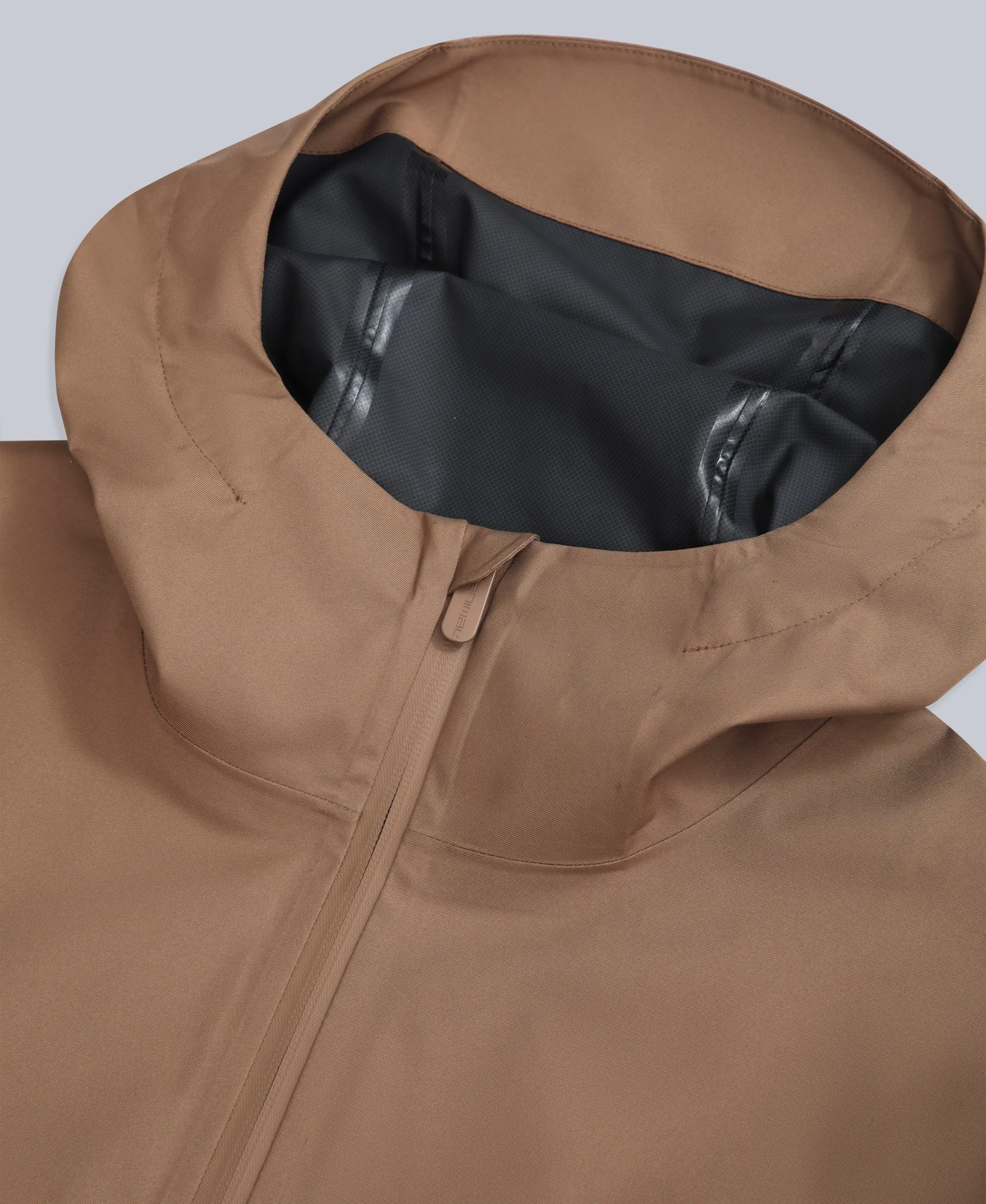 Elements Mens 2.5 Layer Waterproof Jacket - Tan - Image 8