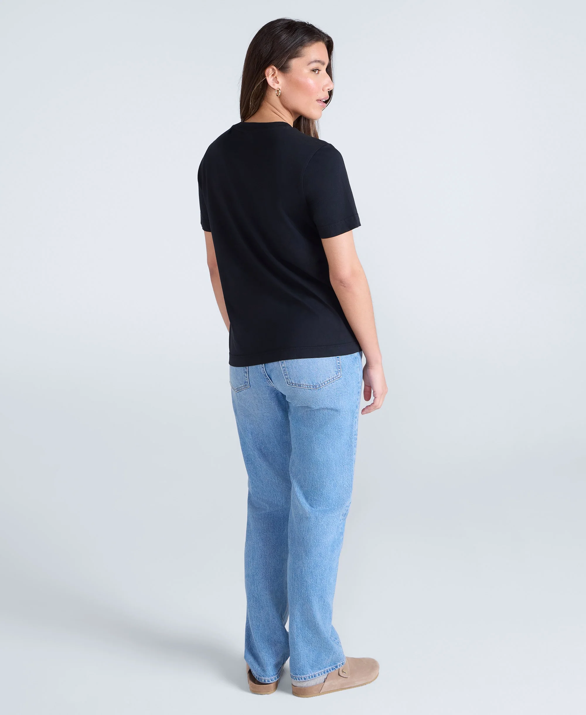 Everyday Fit Womens T-Shirt - Black - Image 4