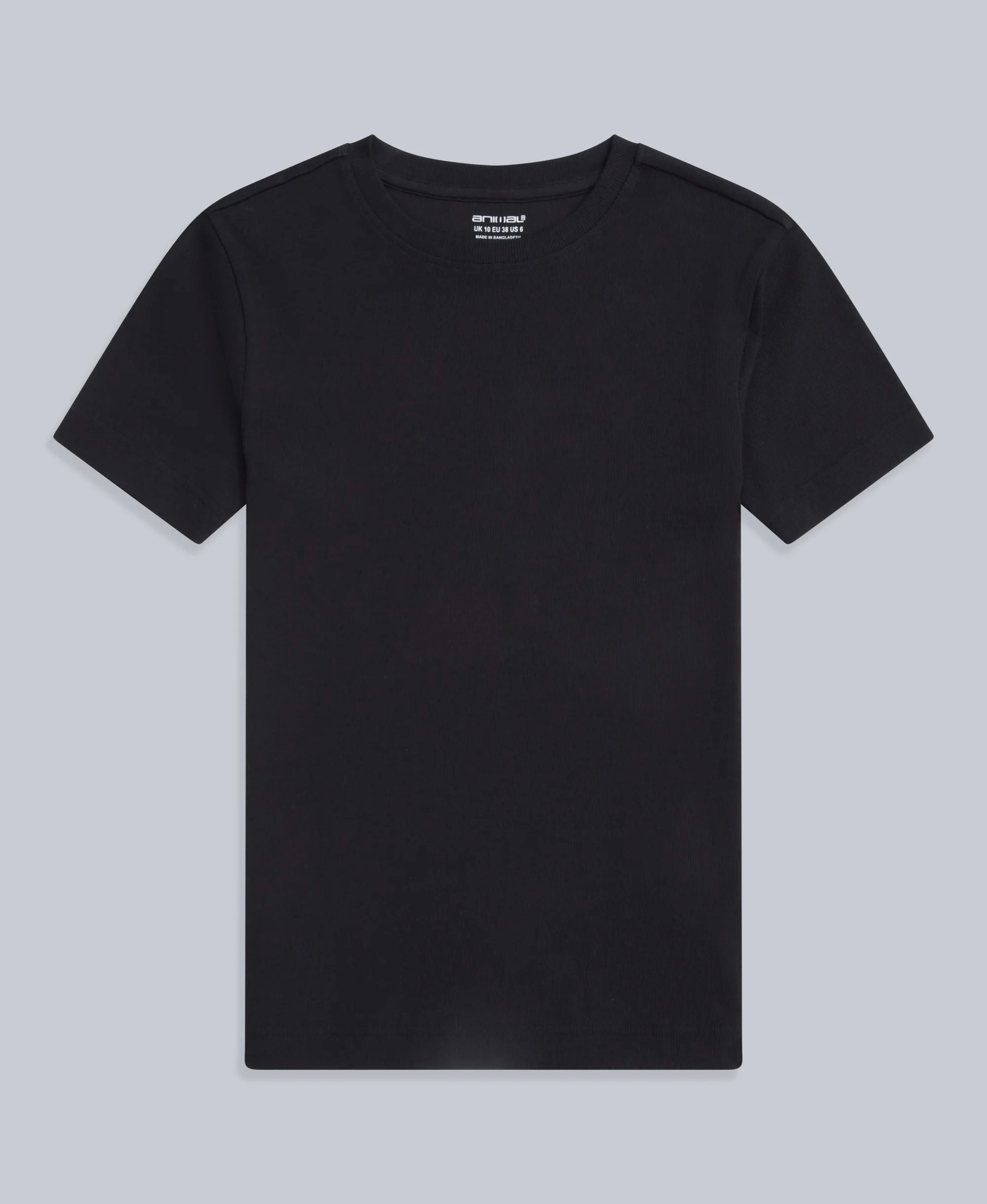 Evo Women's Ribbed T-Shirt - Black - Image 5