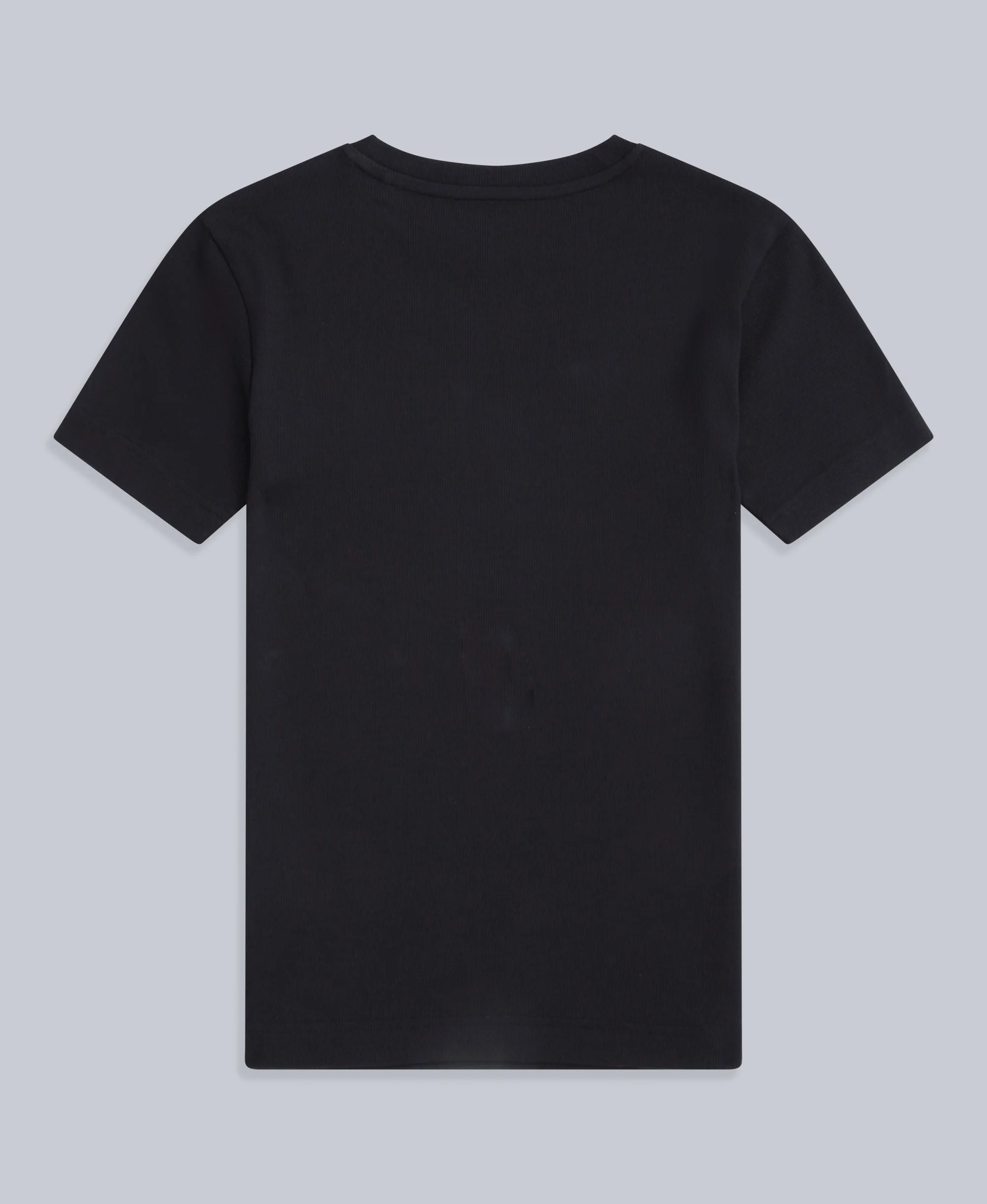 Evo Women's Ribbed T-Shirt - Black - Image 6