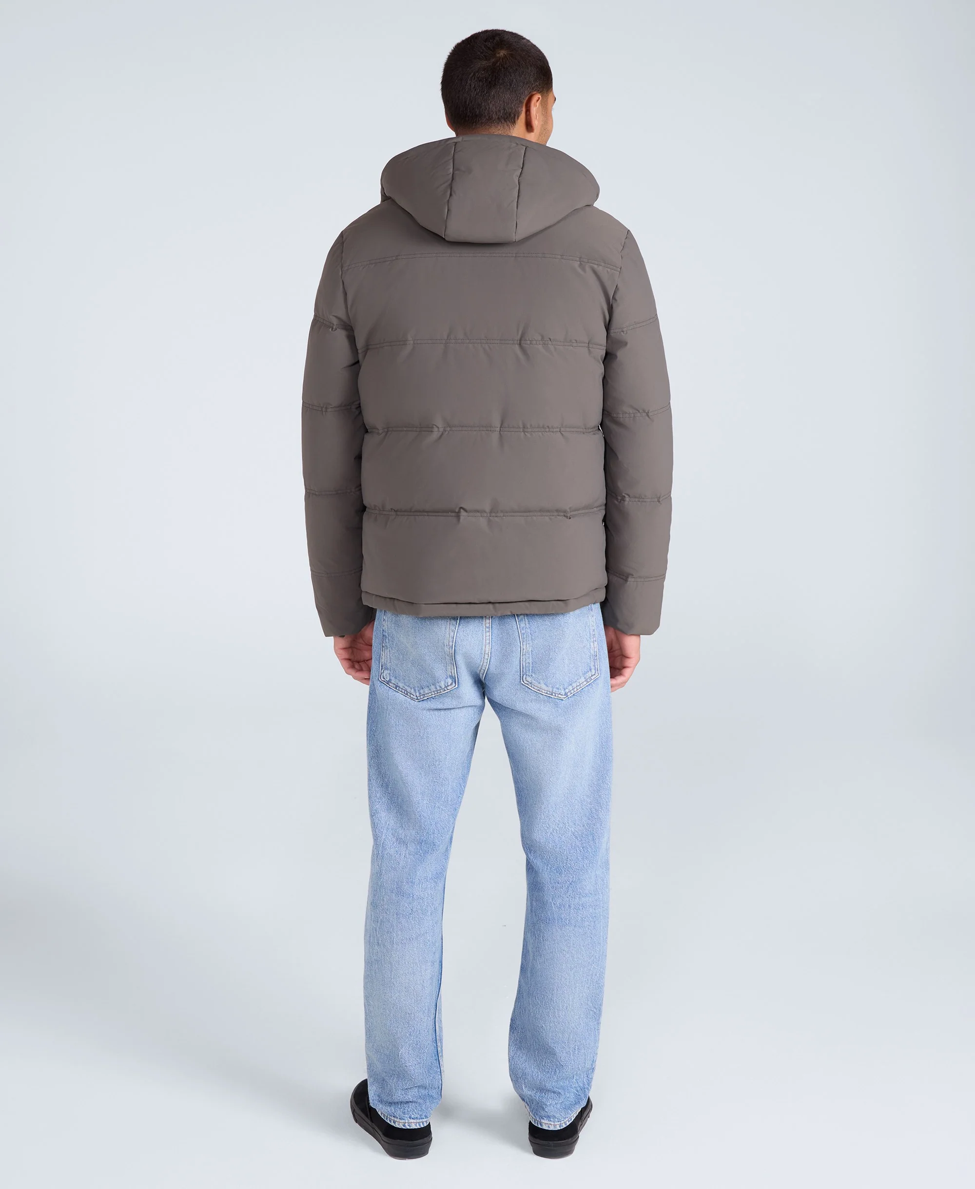 Fistral Mens Padded Jacket - Khaki - Image 6
