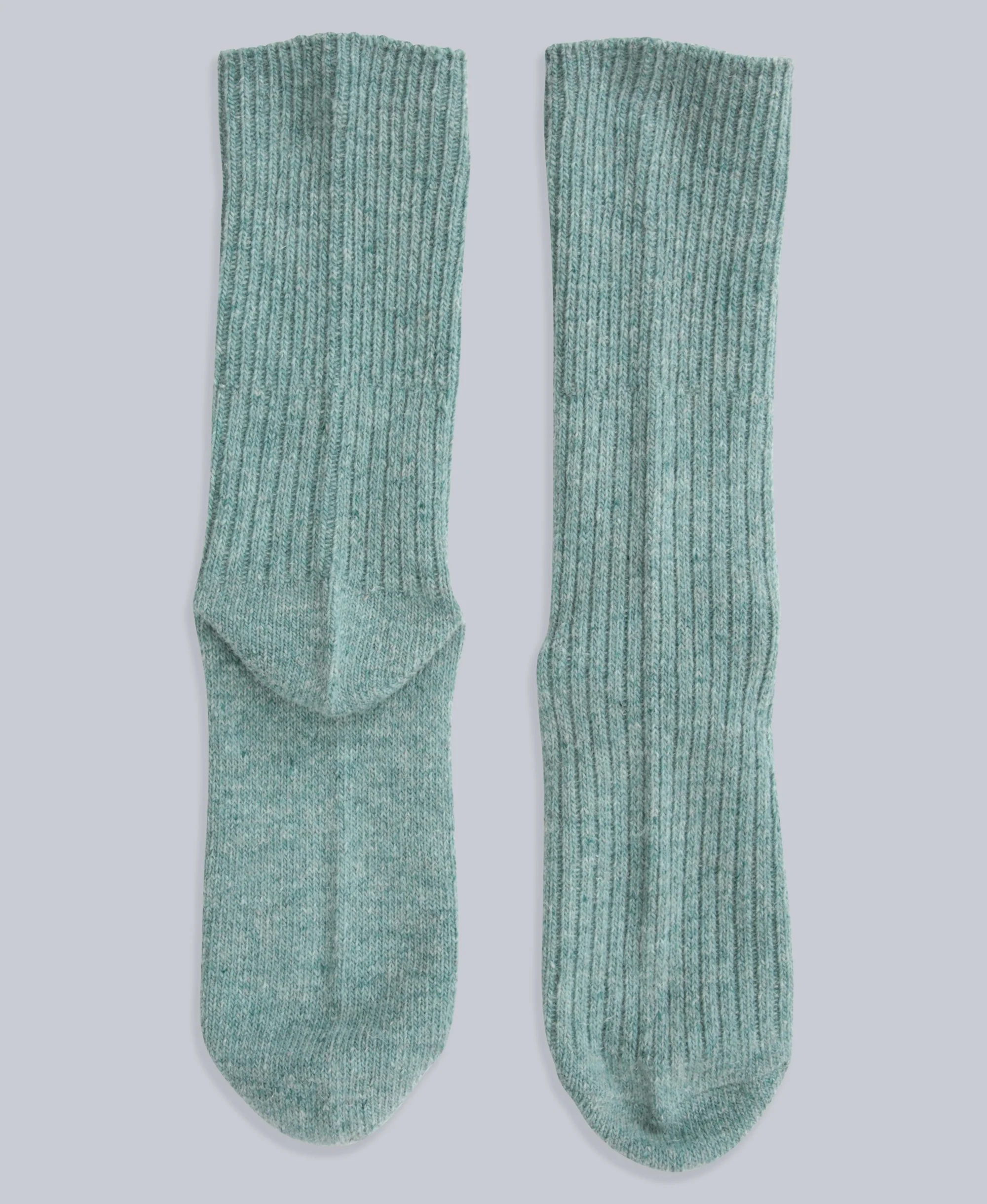 Francis Womens Merino Mid Calf Socks - 2 Pack - Light Blue - Image 4