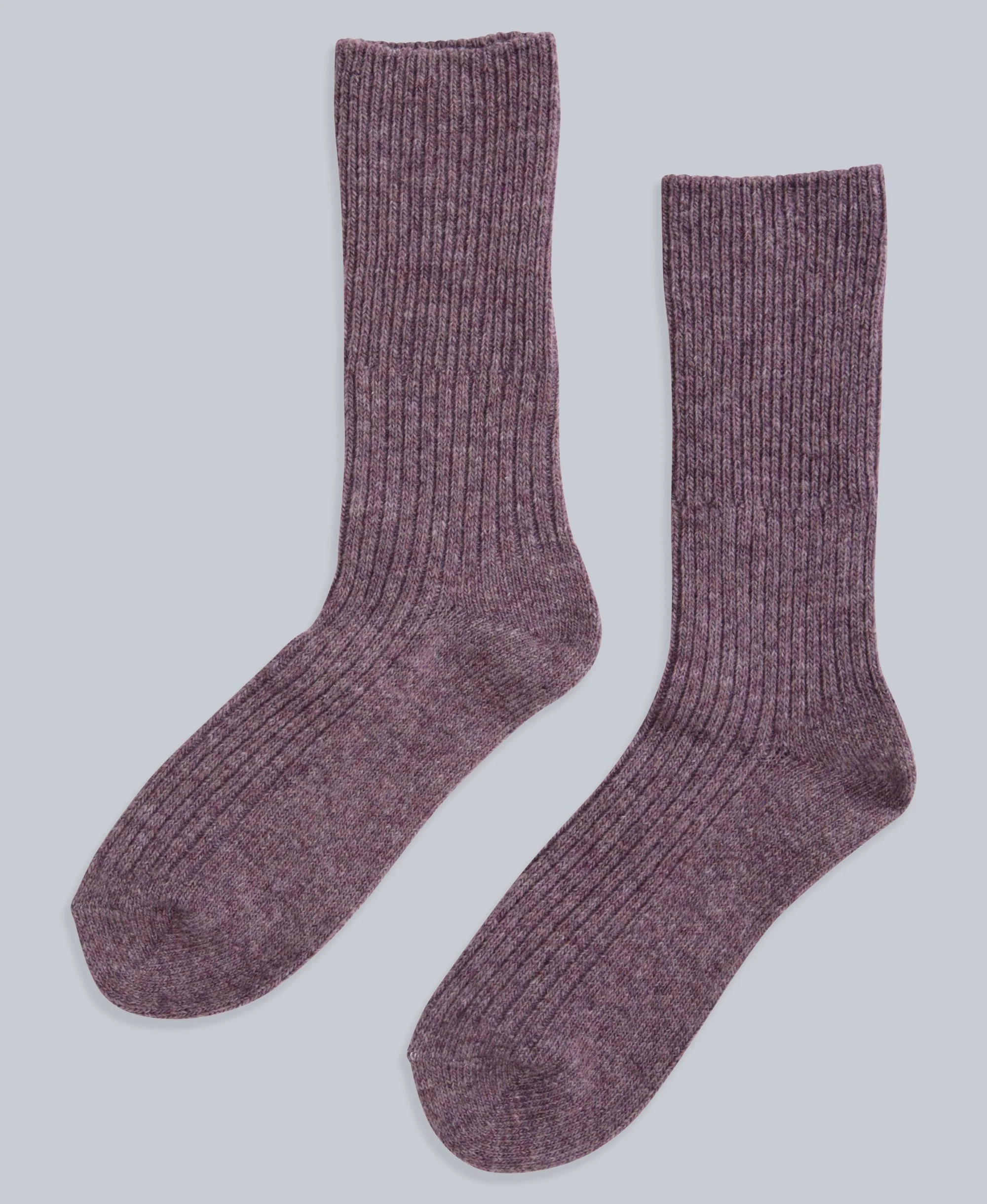 Francis Womens Merino Mid Calf Socks - 2 Pack - Pink - Image 3