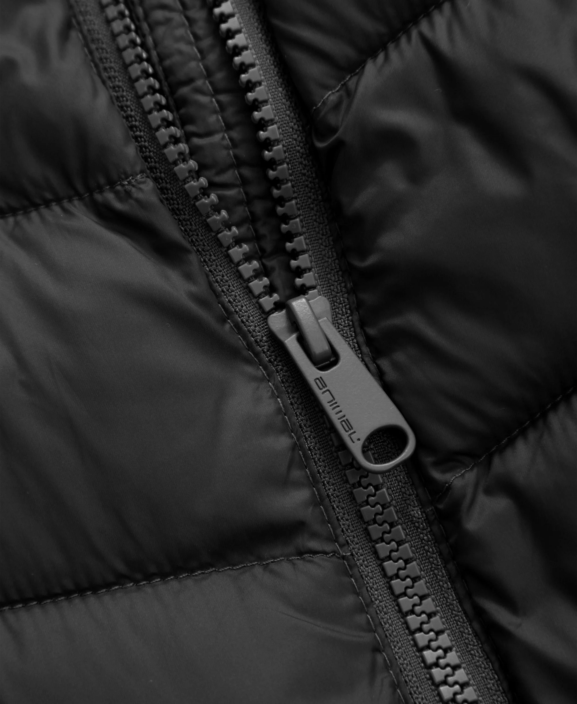 Frankie Womens Longline Padded Jacket - Jet Black - Image 4