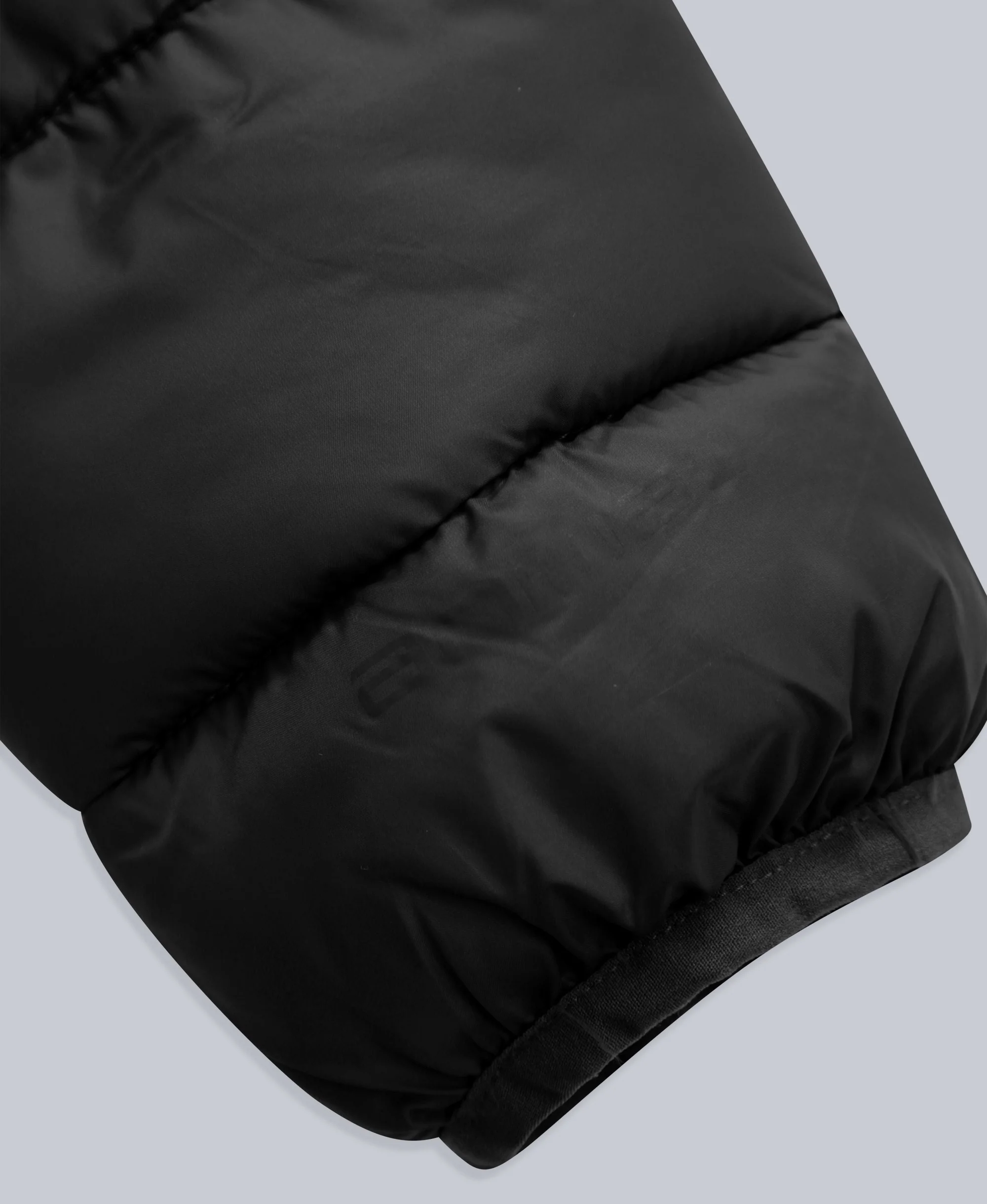 Frankie Womens Longline Padded Jacket - Jet Black - Image 5