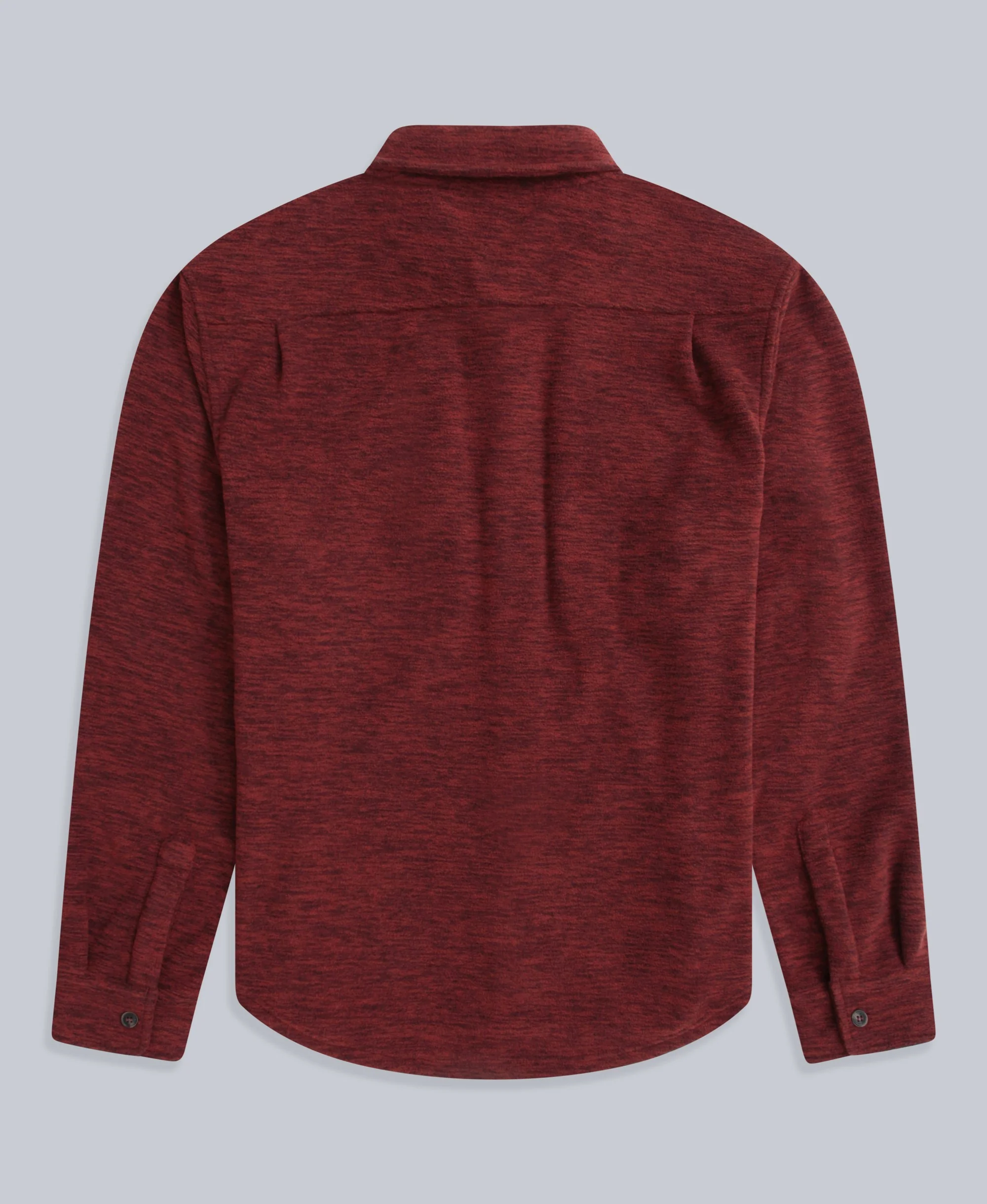 George Mens Fleece Shirt - Red - Image 6