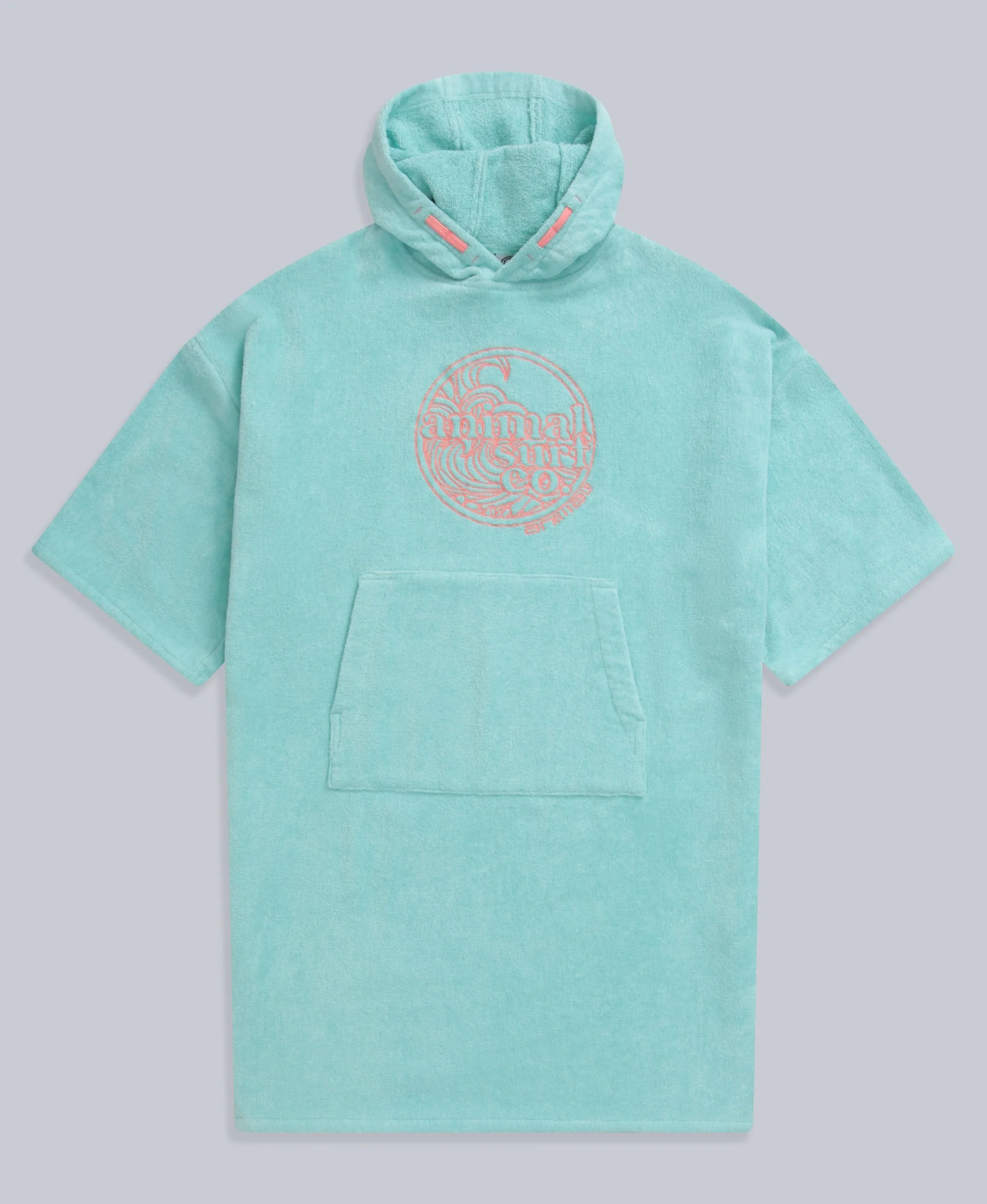 Gill Kids Towelling Poncho - Turquoise - Image 6