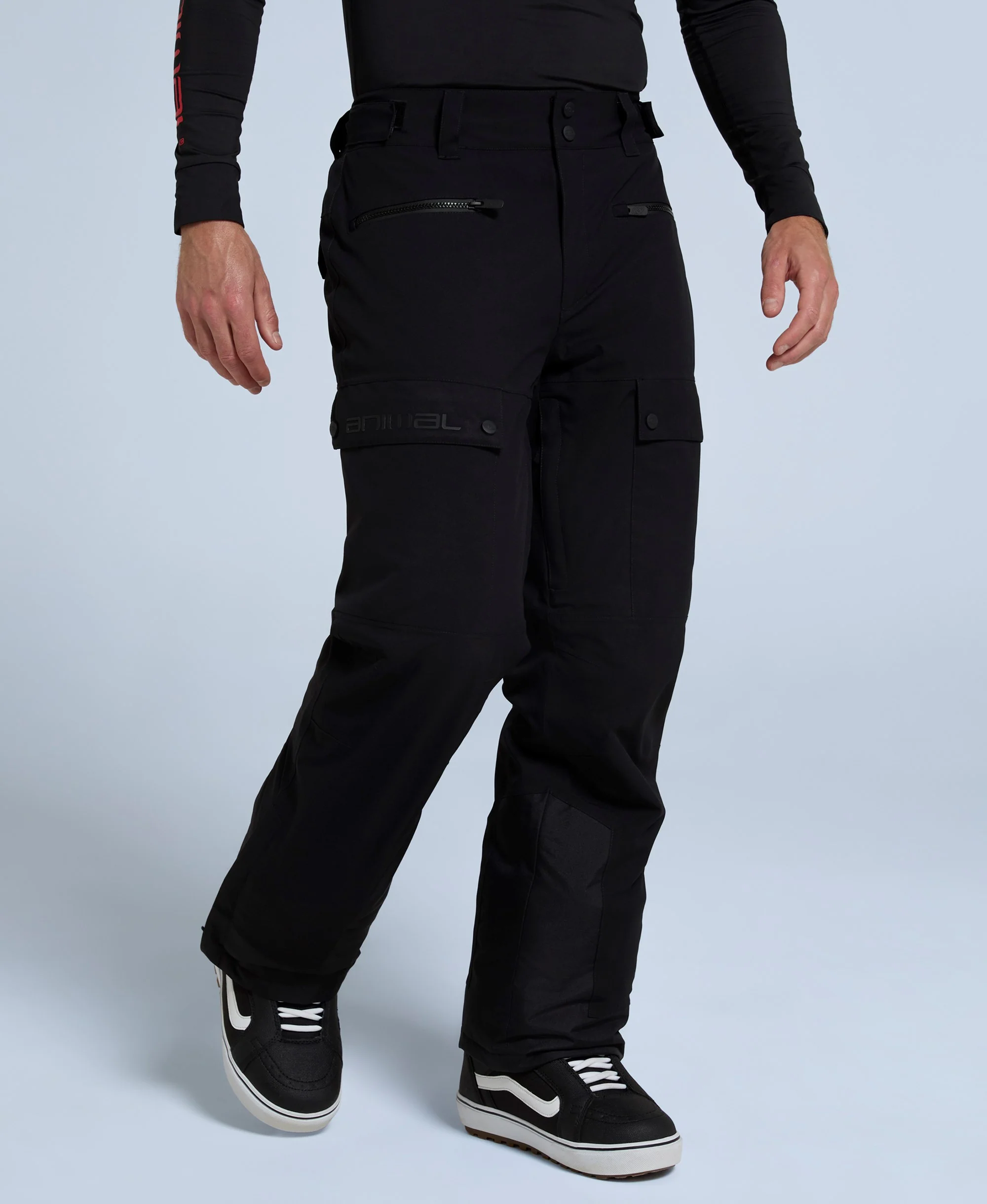 Glaze Mens Snow Pants - Jet Black - Image 4