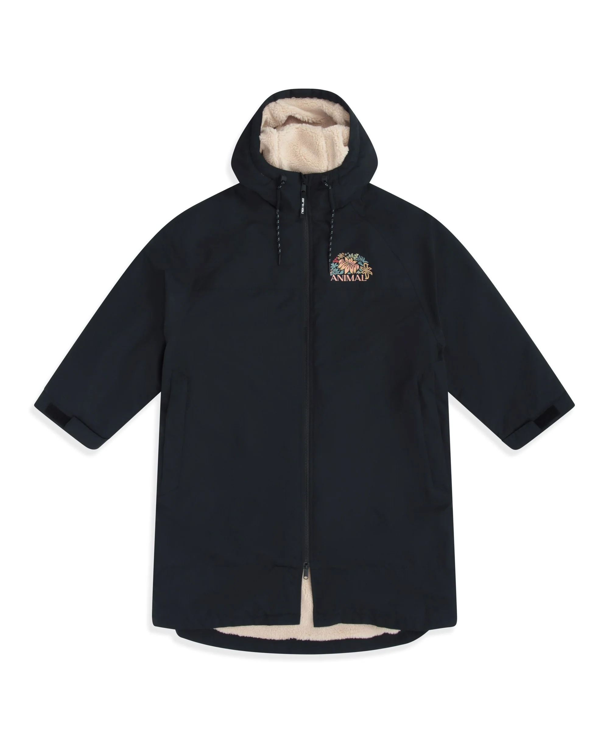 Hazey Womens Waterproof Beach Parka - Pink - Image 7