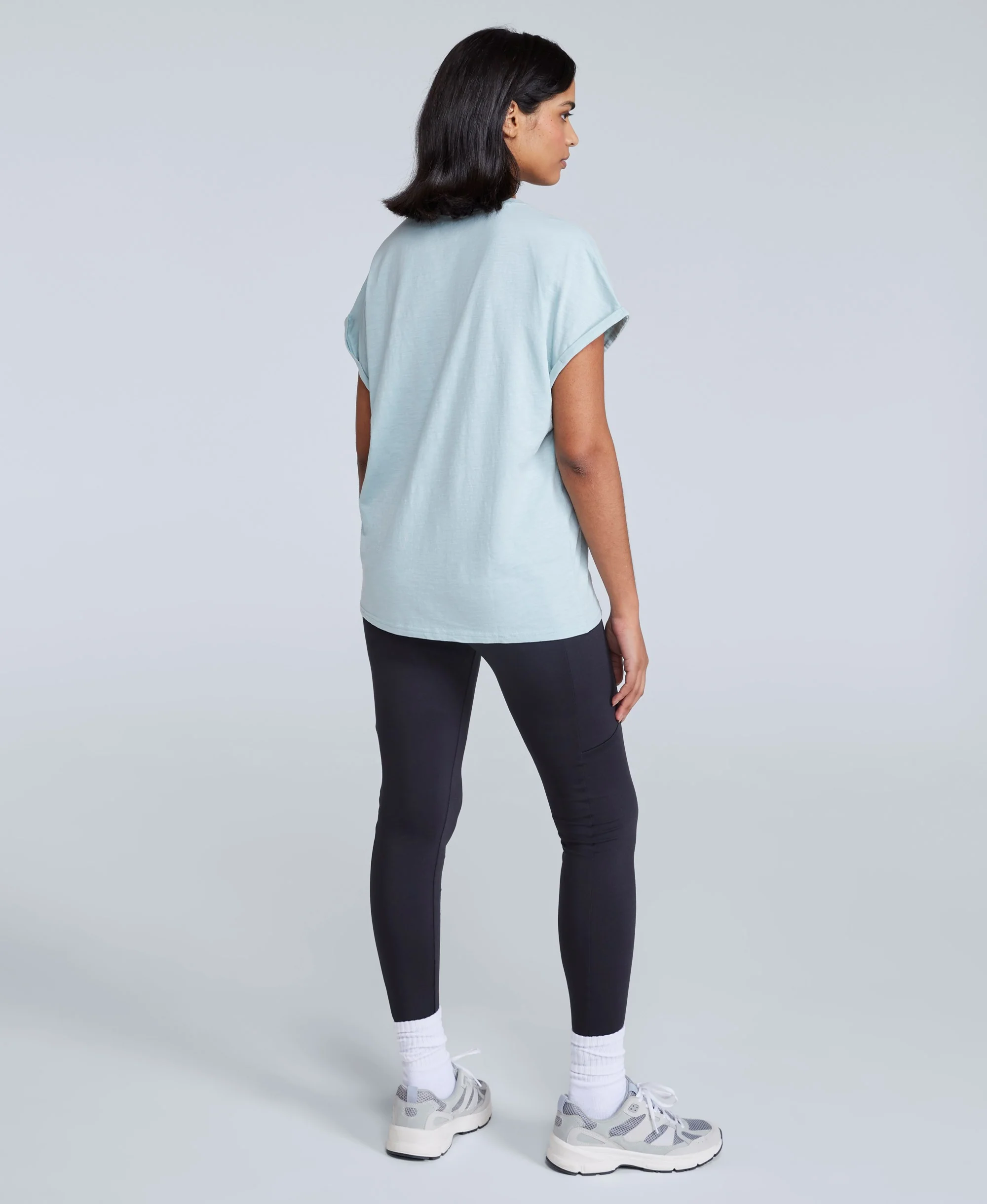 Holly Womens Logo T-Shirt - Light Blue - Image 4
