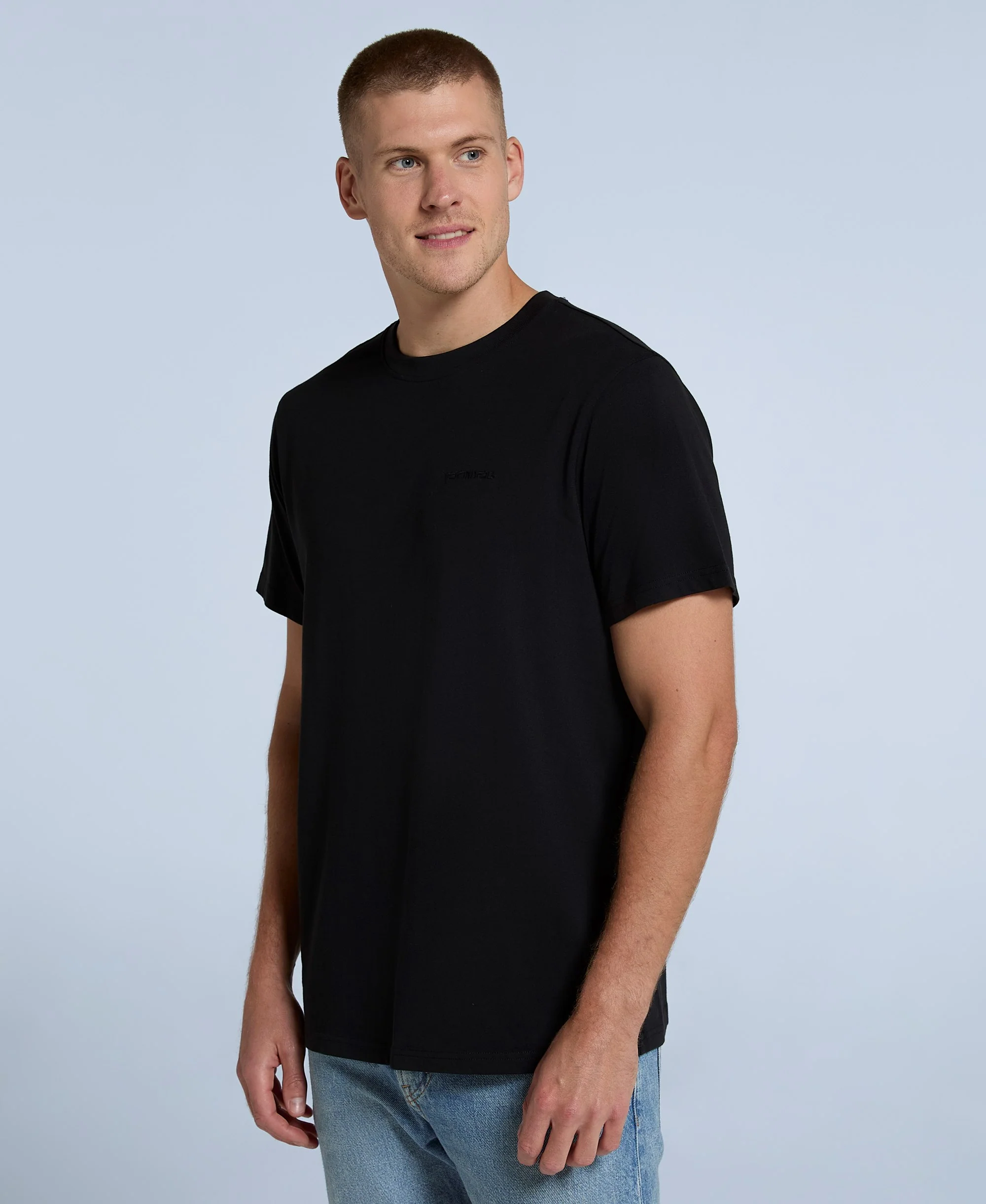 Icon Mens Logo T-Shirt - Jet Black - Image 15