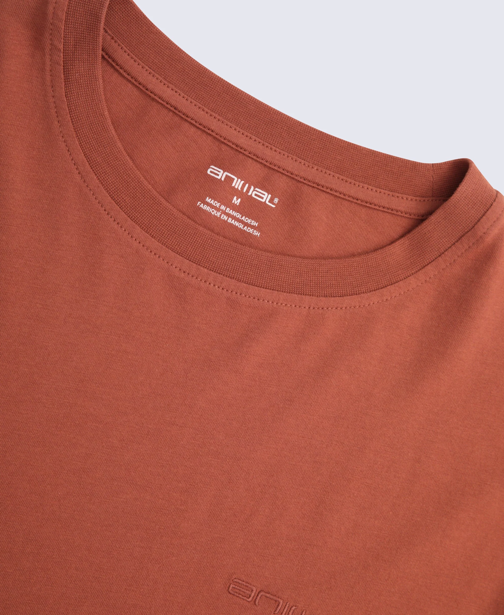 Icon Mens Logo T-Shirt - Rust - Image 3