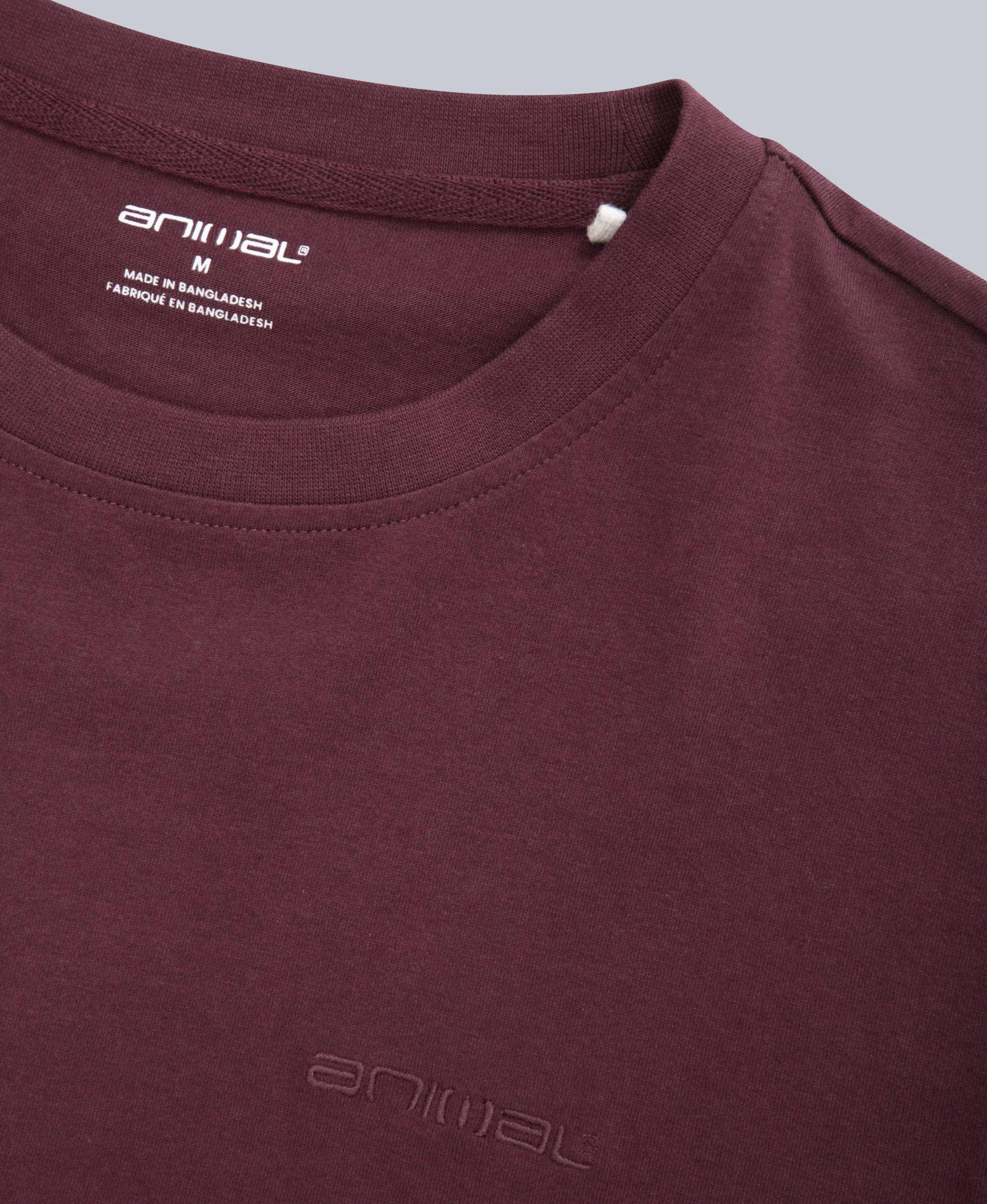 Icon Mens Logo T-Shirt - Burgundy - Image 7