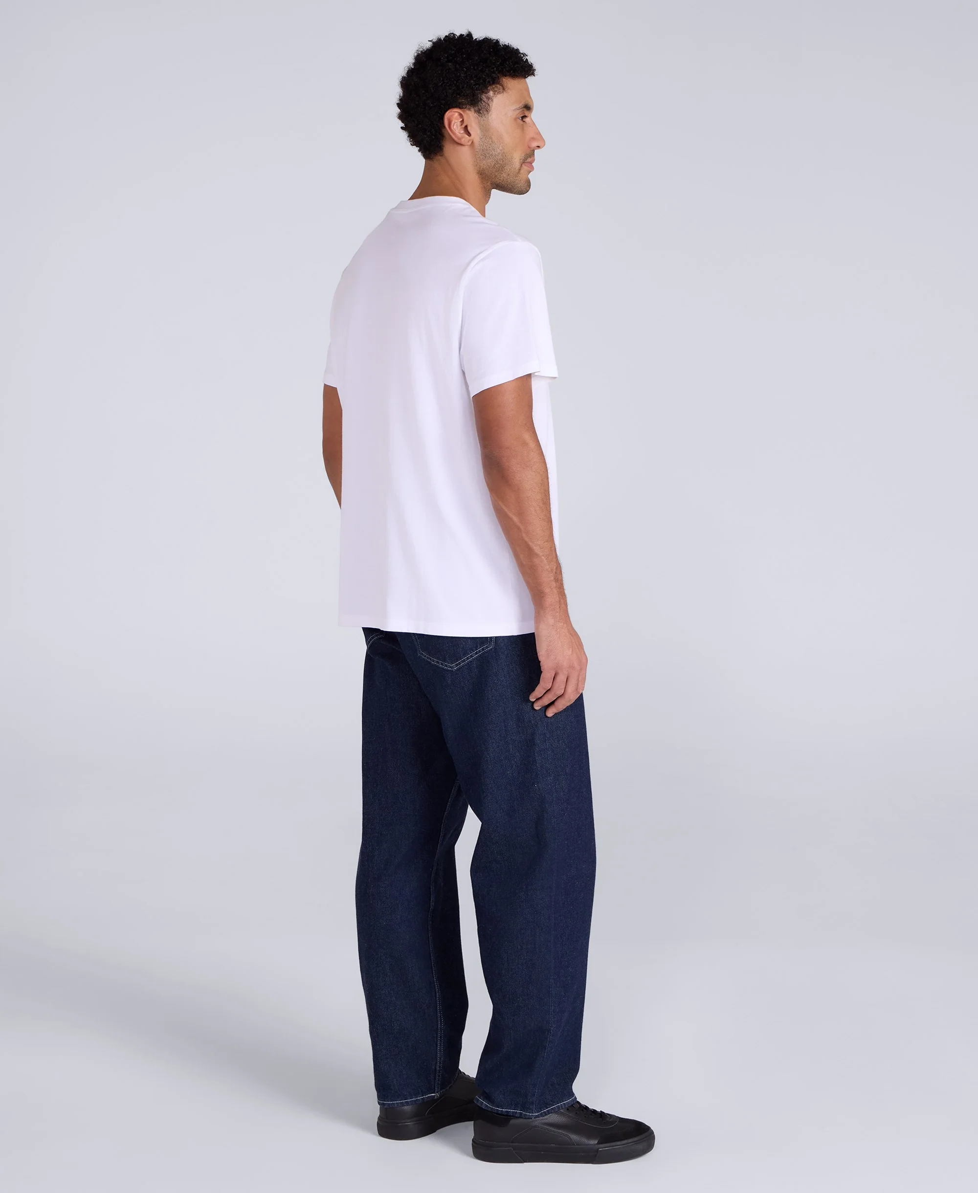 Icon Mens Logo T-Shirt - White - Image 4