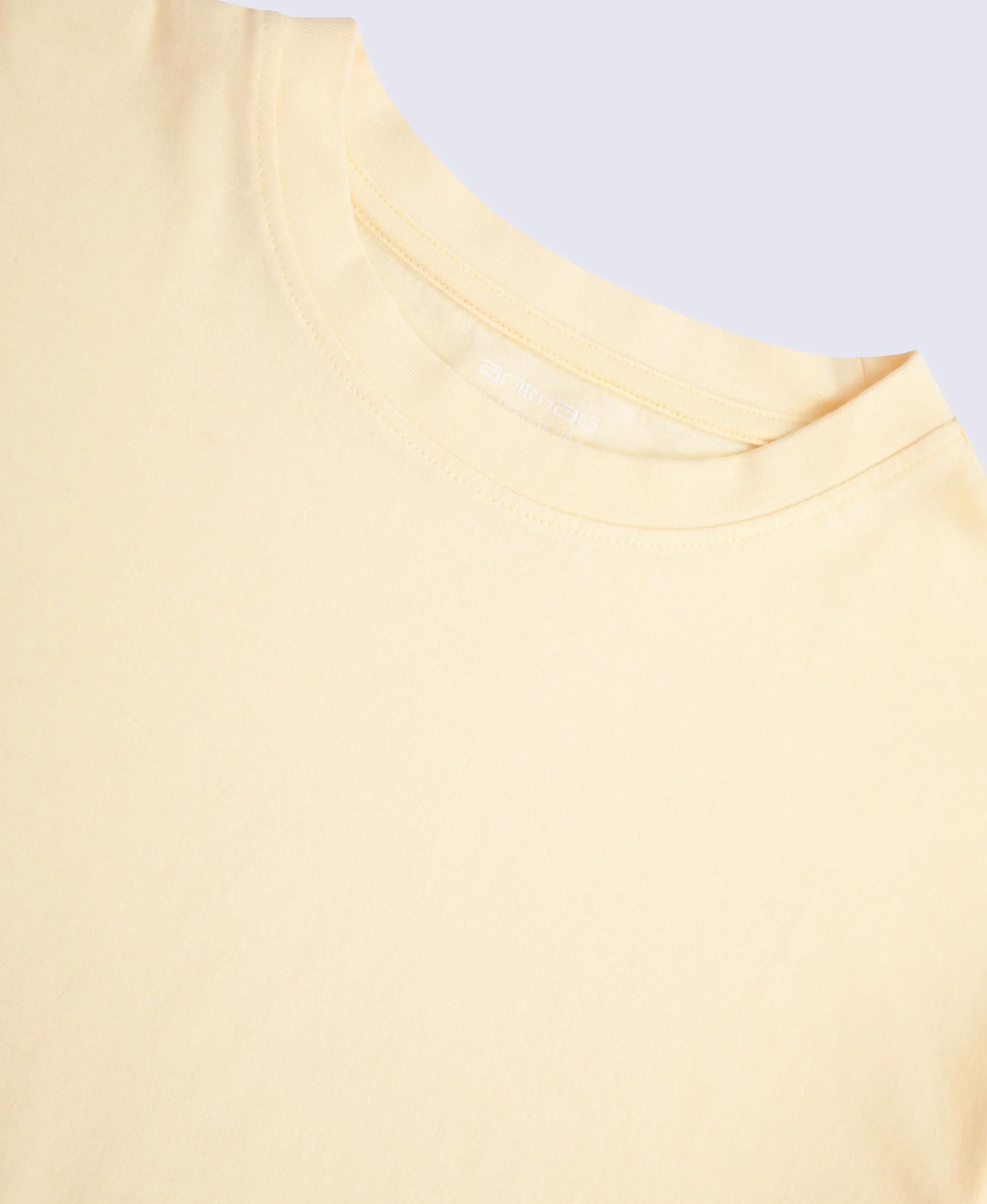 Idol Womens Relaxed Fit T-Shirt - Pale Yellow - Image 3