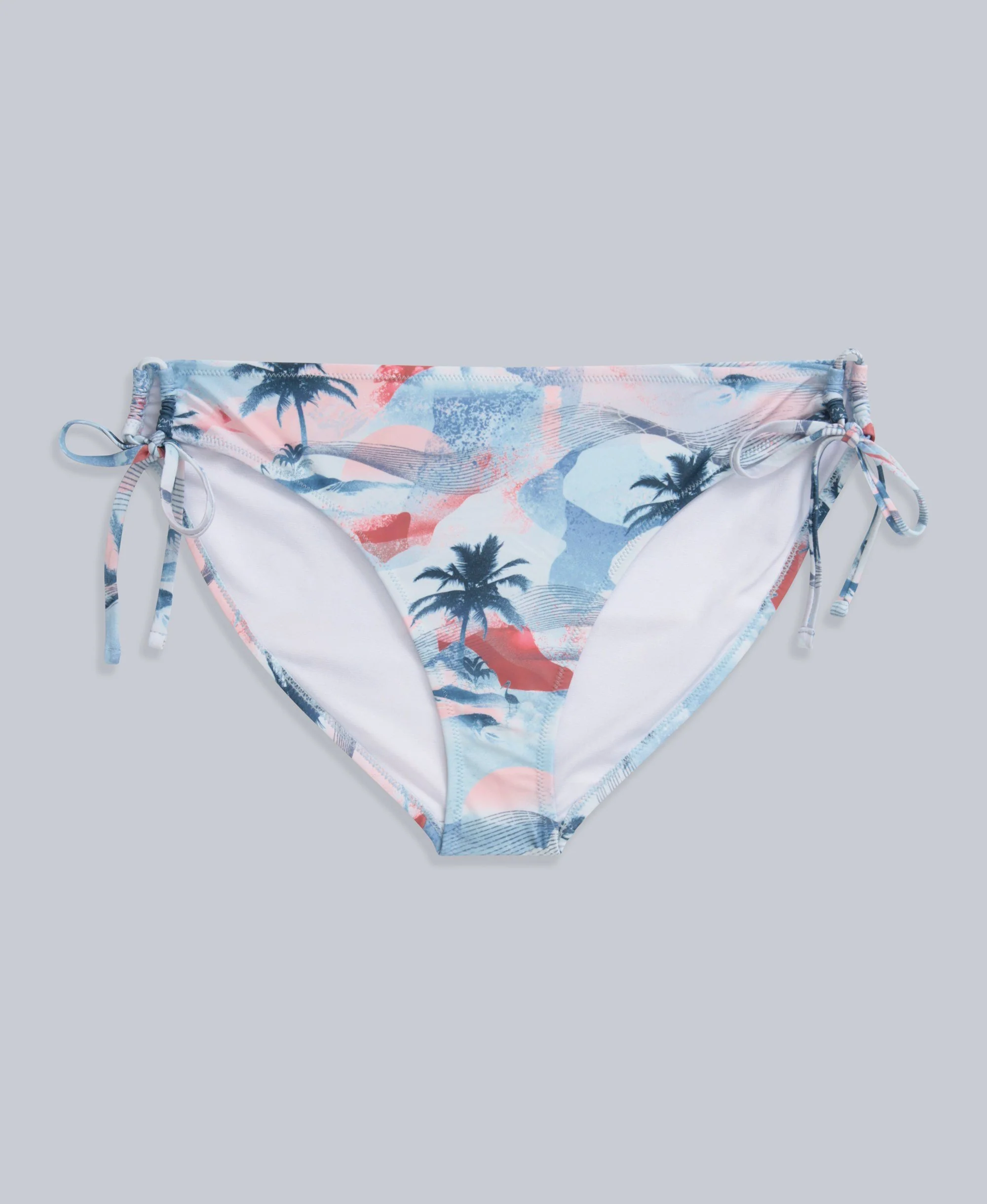 Iona Womens Tie Side Bikini Bottoms - Pale Blue - Image 5