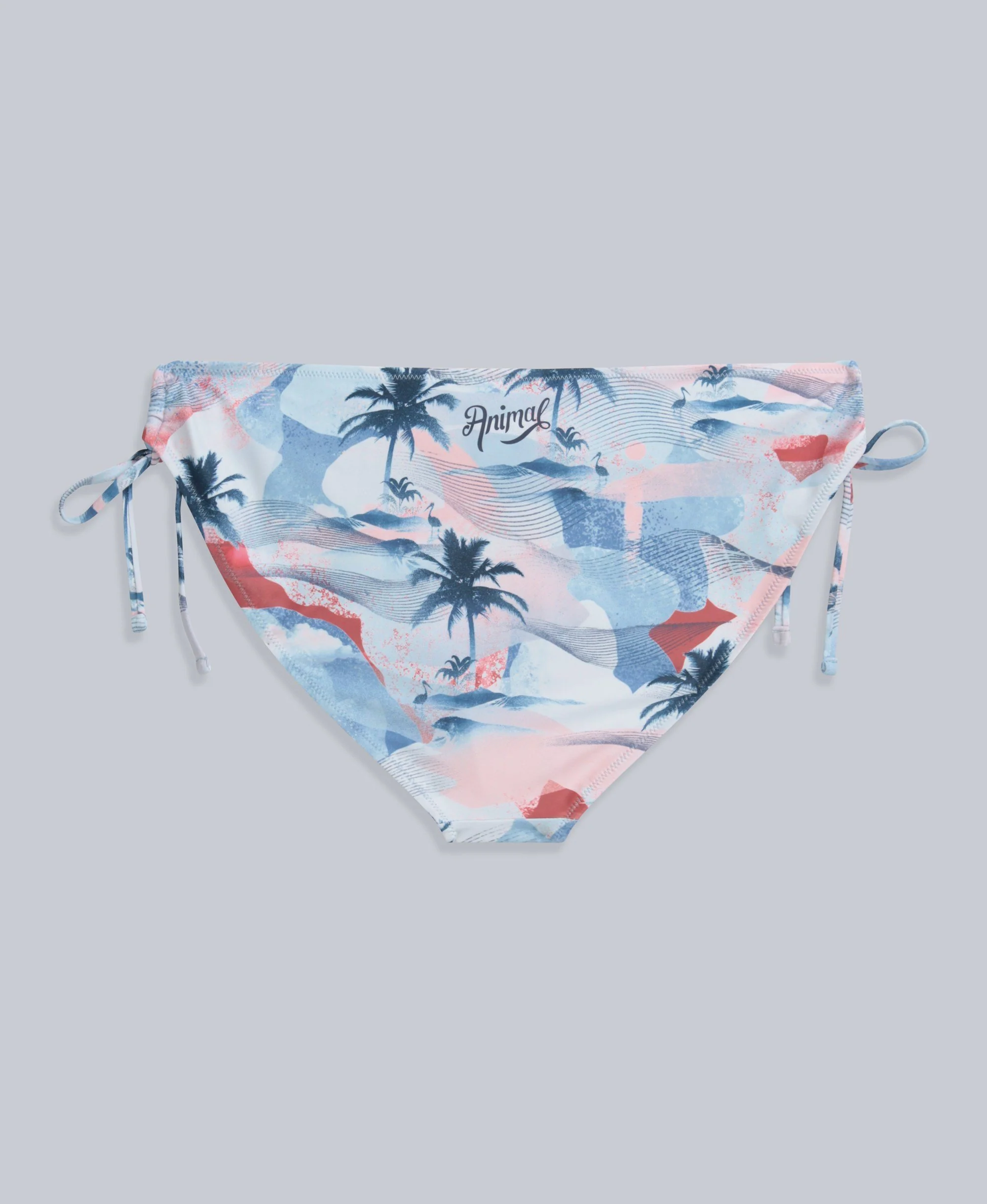 Iona Womens Tie Side Bikini Bottoms - Pale Blue - Image 6