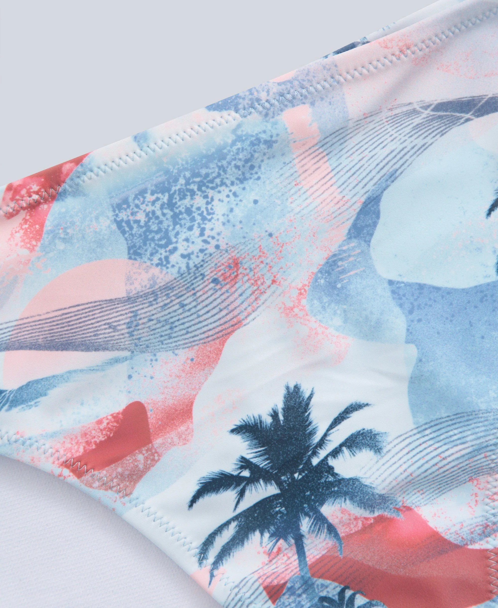 Iona Womens Tie Side Bikini Bottoms - Pale Blue - Image 7