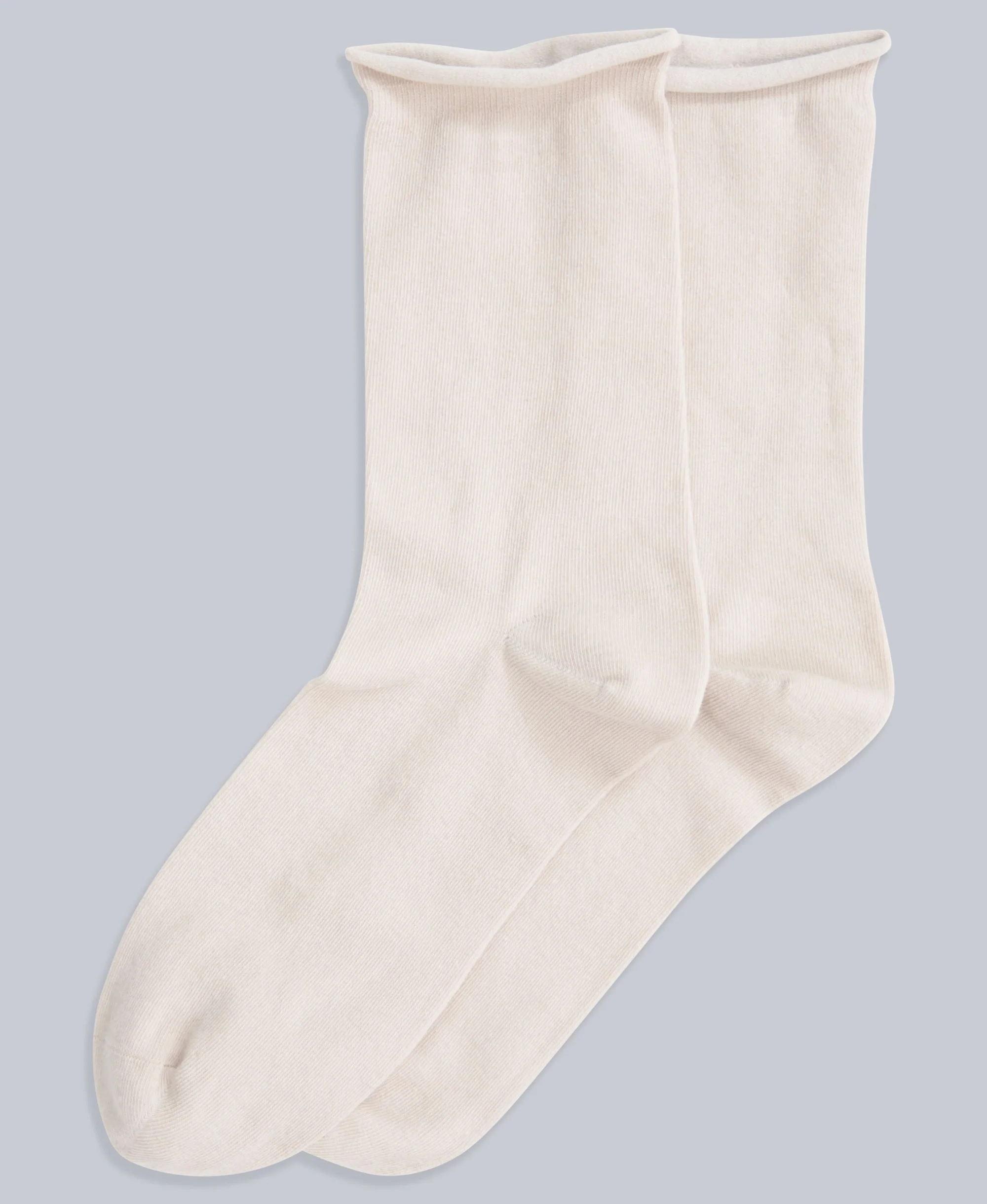 Isla Womens Roll Hem Mid Calf Socks- 3 Packs - Green - Image 6
