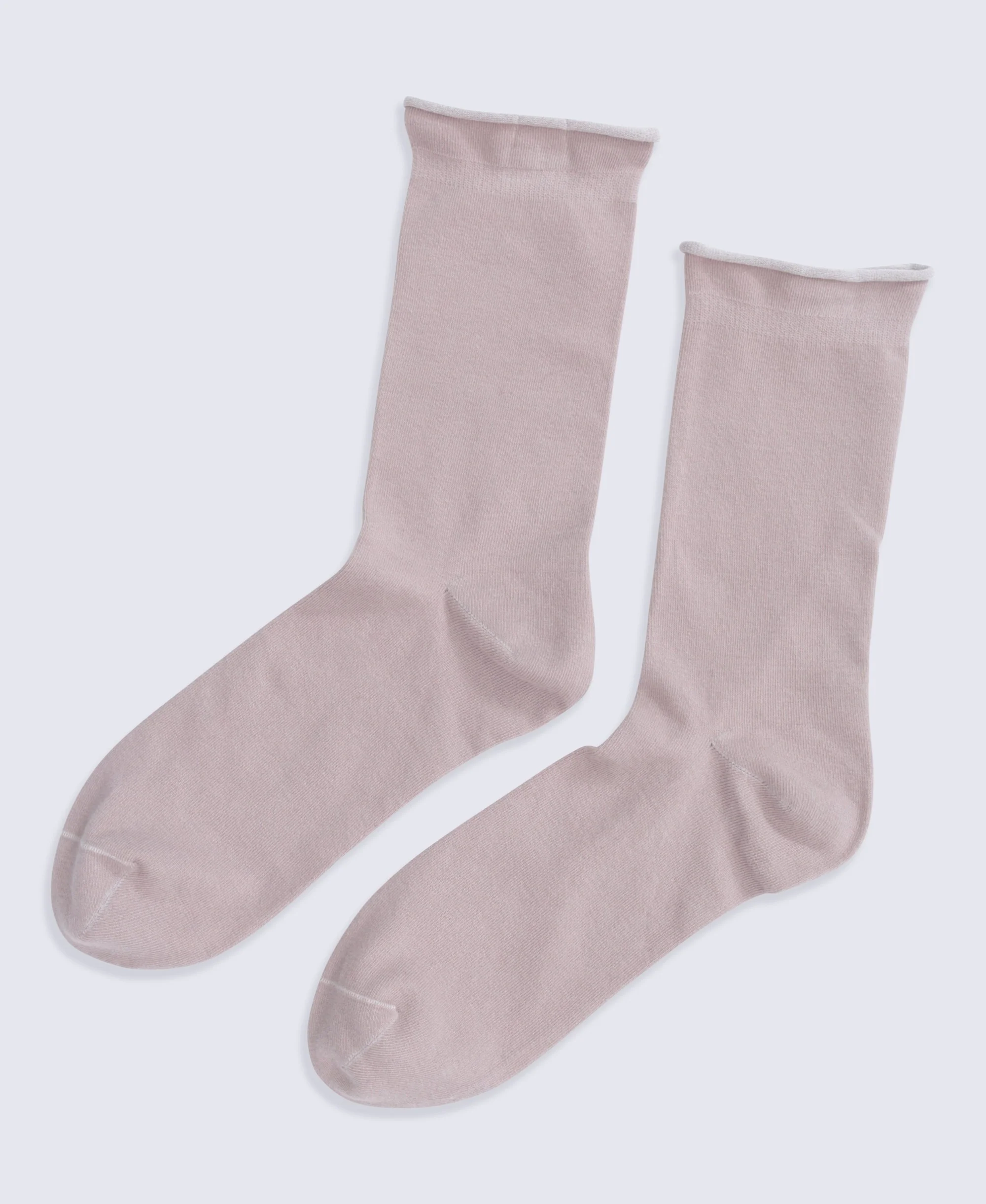 Isla Womens Roll Hem Mid Calf Socks- 3 Packs - Mixed - Image 3
